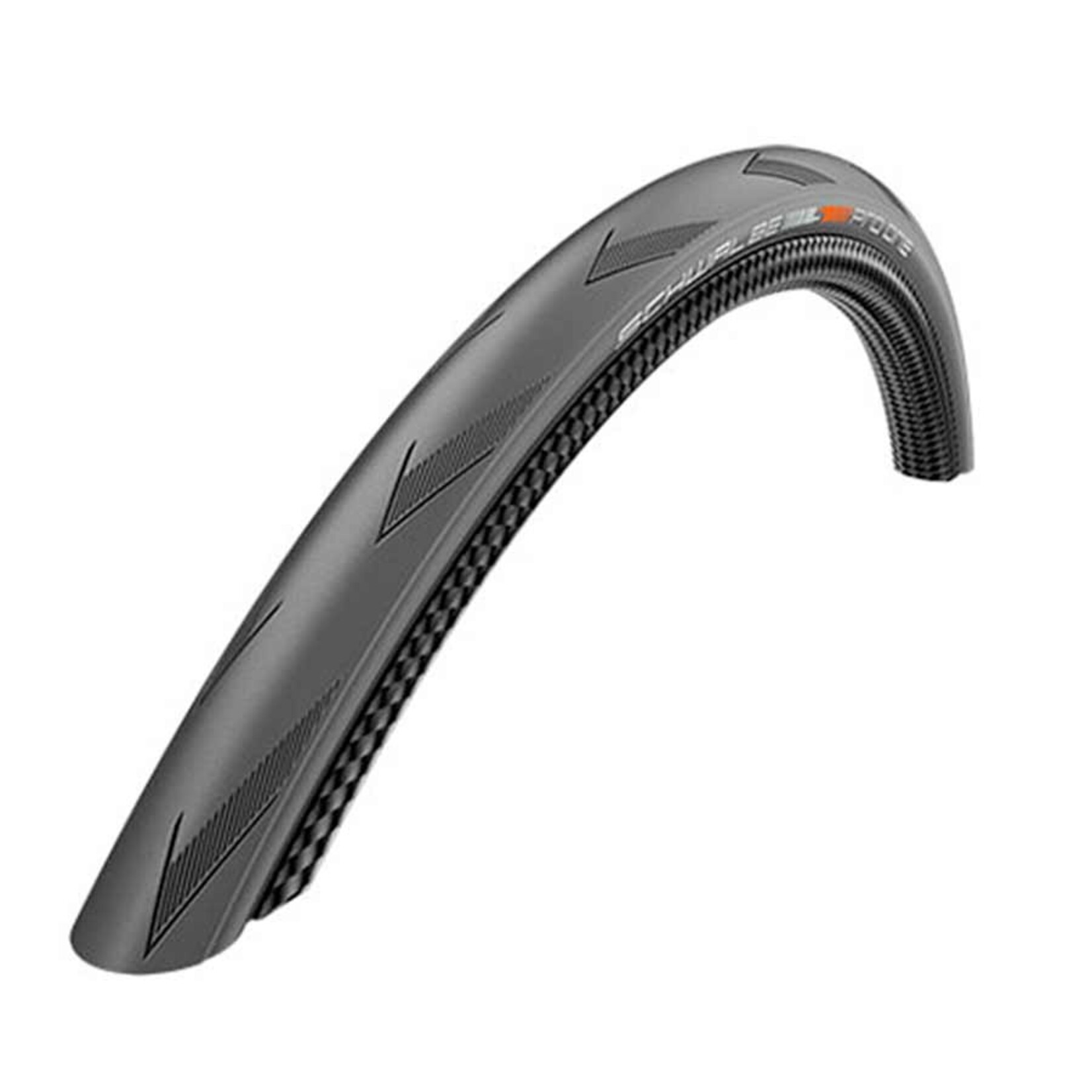 SCHWALBE Schwalbe, Pro One, Tire, 700x28C, Folding, Tubeless Ready, Addix Race, V-Guard, 127TPI, Black