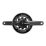 Sram SRAM, Force D2 2x, Power Meter Crankset, Speed: 12, Spindle: 28.99mm, BCD: Direct Mount, 46/33, DUB, 175mm, Black, Road Disc