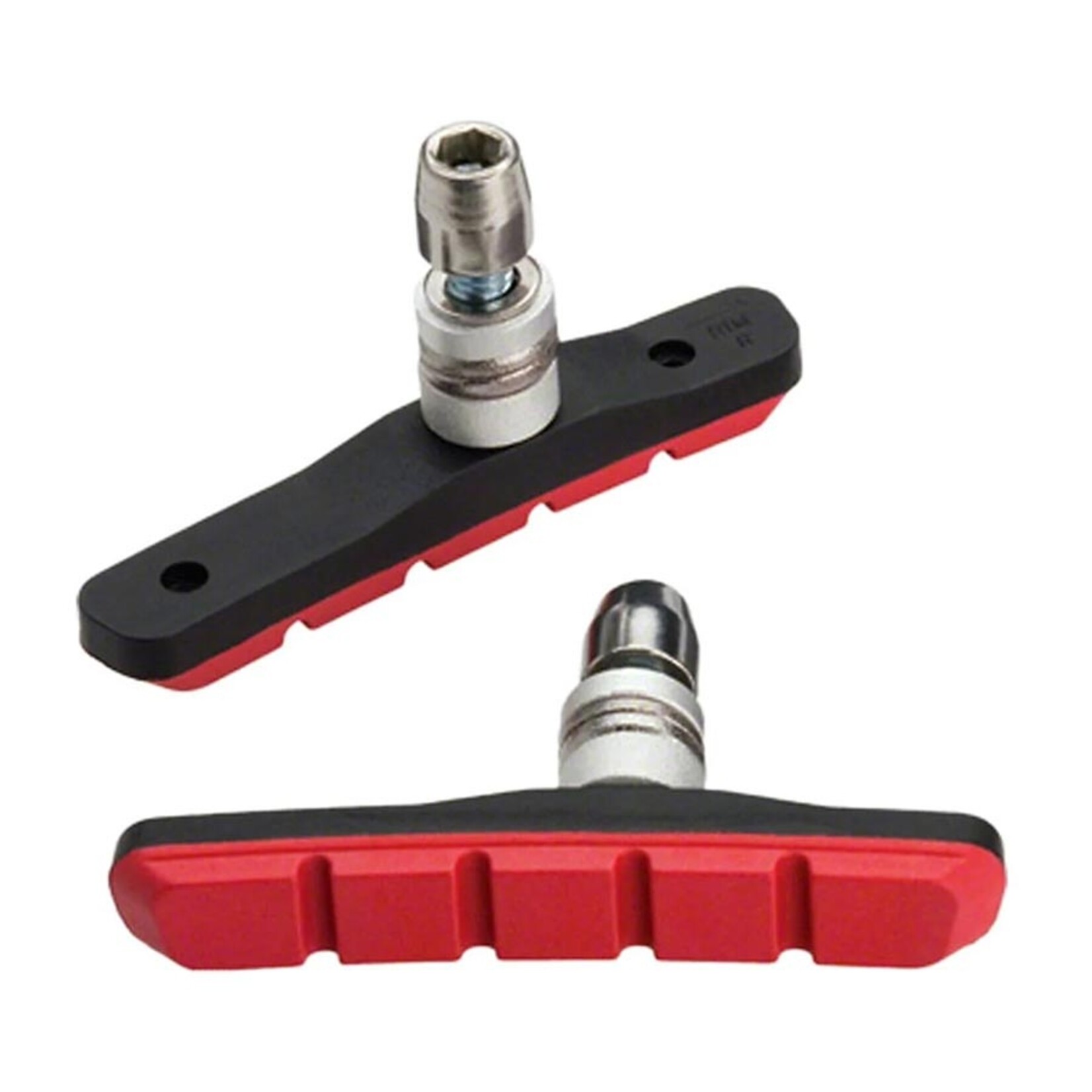 JAGWIRE Jagwire, Mountain Sport, Linear Pull Pads, Threaded posts, All-weather, Red, Pair