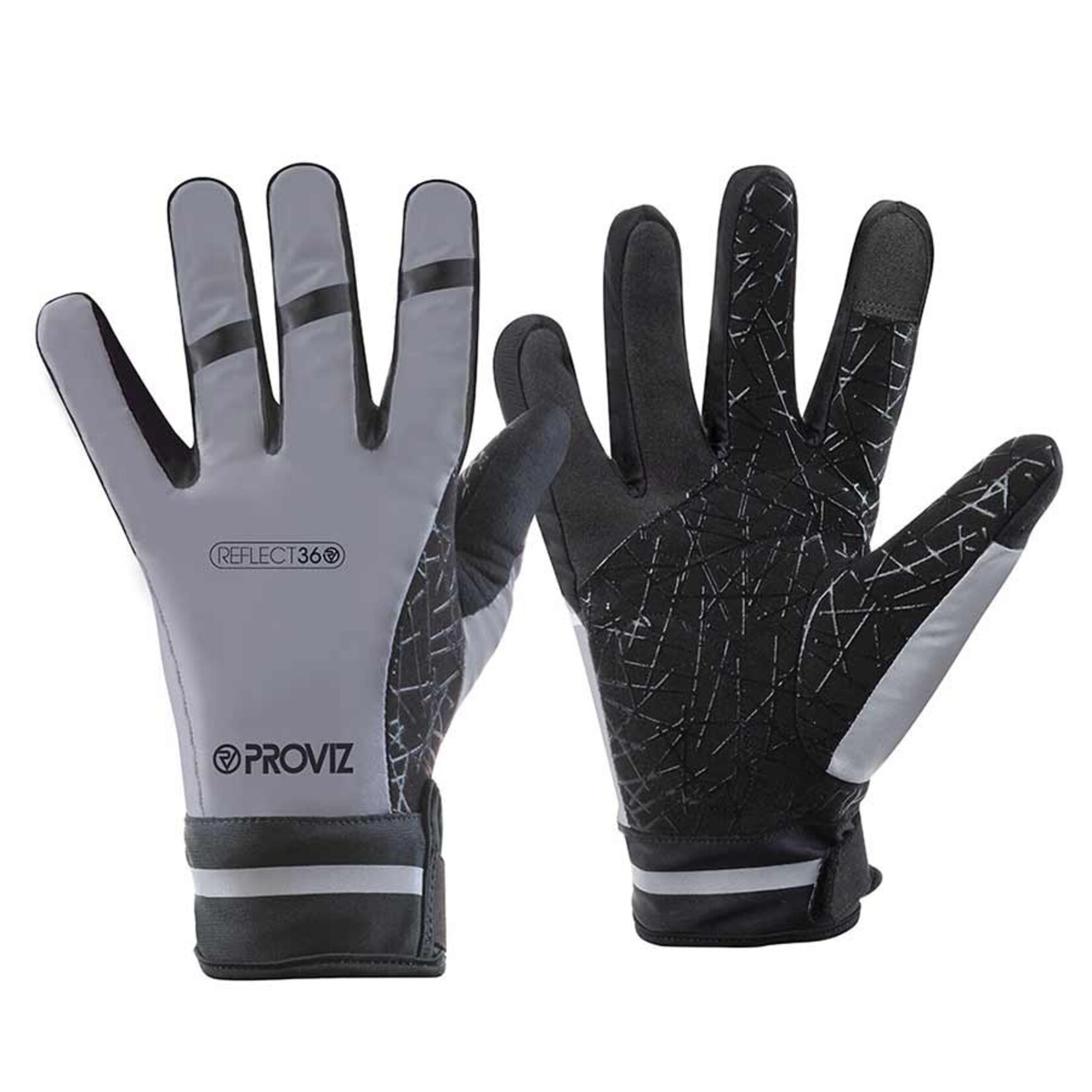 Proviz, REFLECT360, Winter Gloves, Silver, S, Pair