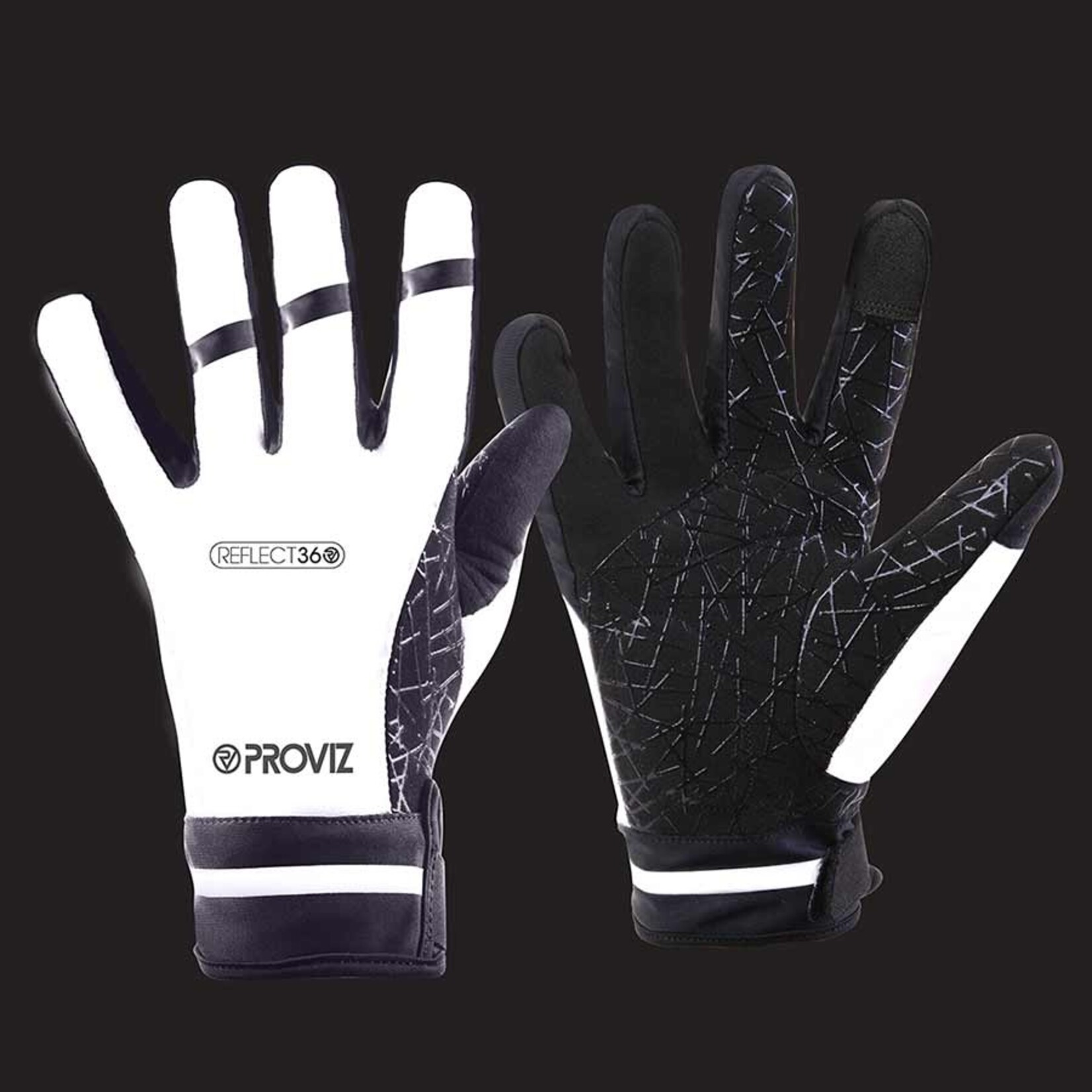 Proviz, REFLECT360, Winter Gloves, Silver, S, Pair