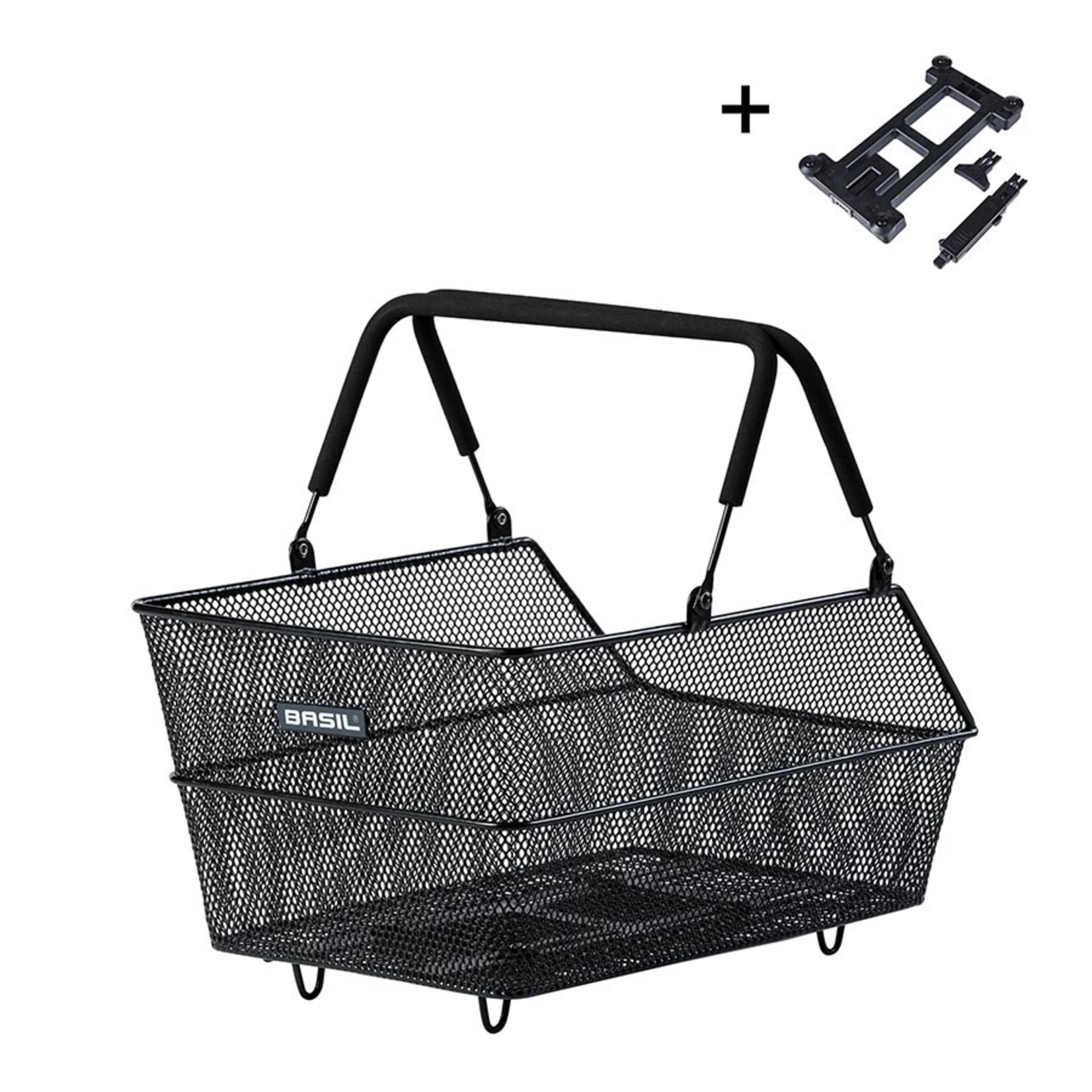 Basil Basil, Cento MIK, Basket, Rear, Black