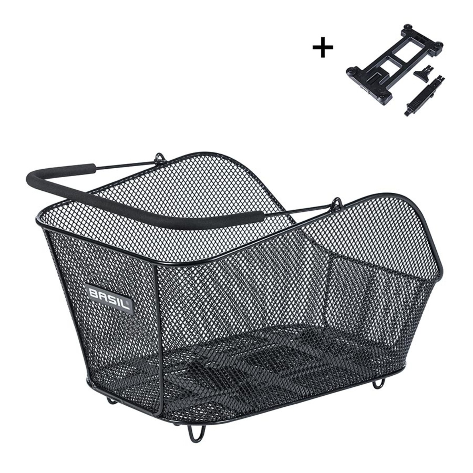 Basil Basil, Icon MIK, Basket, Rear, Black