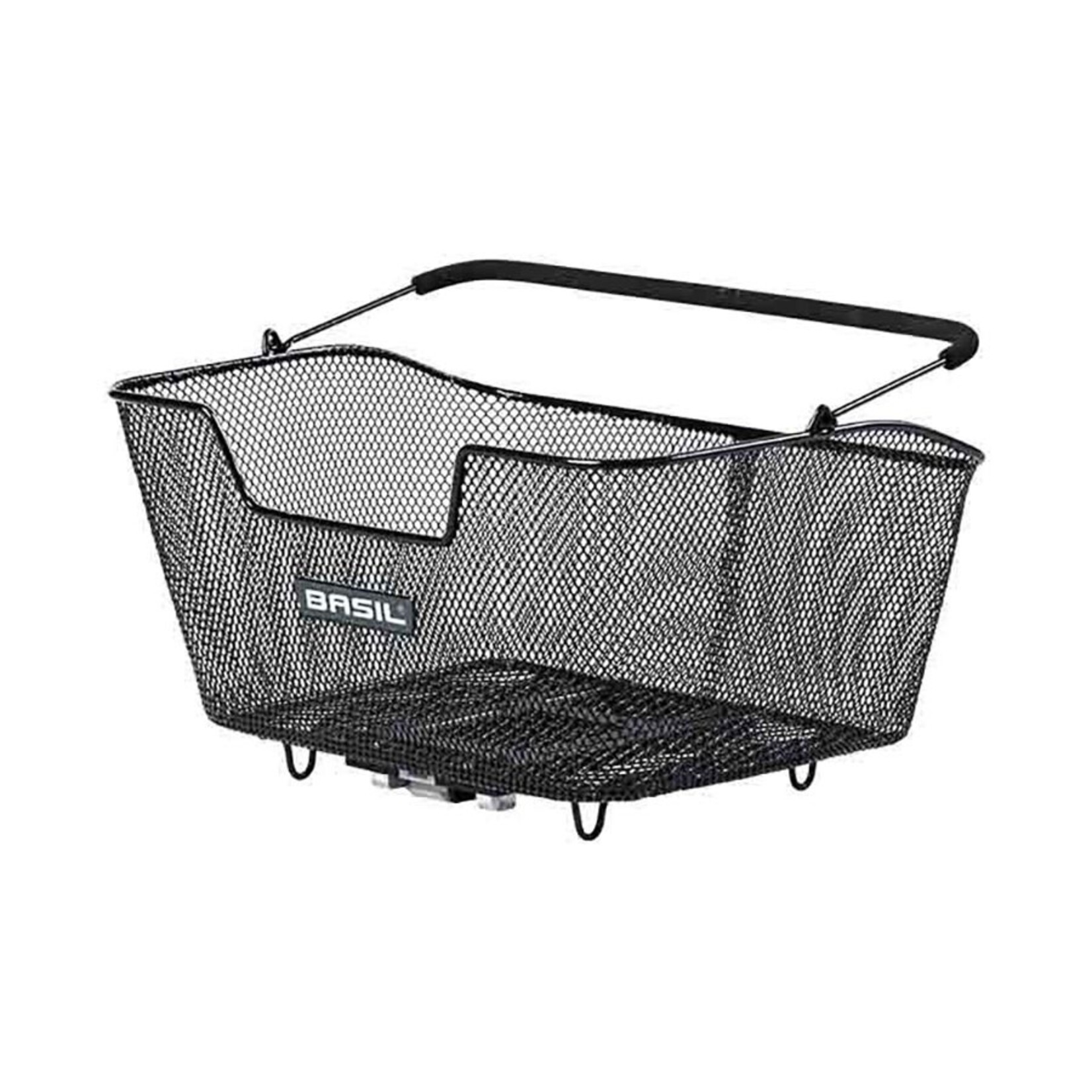 Basil Basil, Base, Basket, Rear, 43x30x23 cm, Black