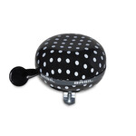 Basil Basil, Polka Dot, Bell, 80mm, Black/White Dots