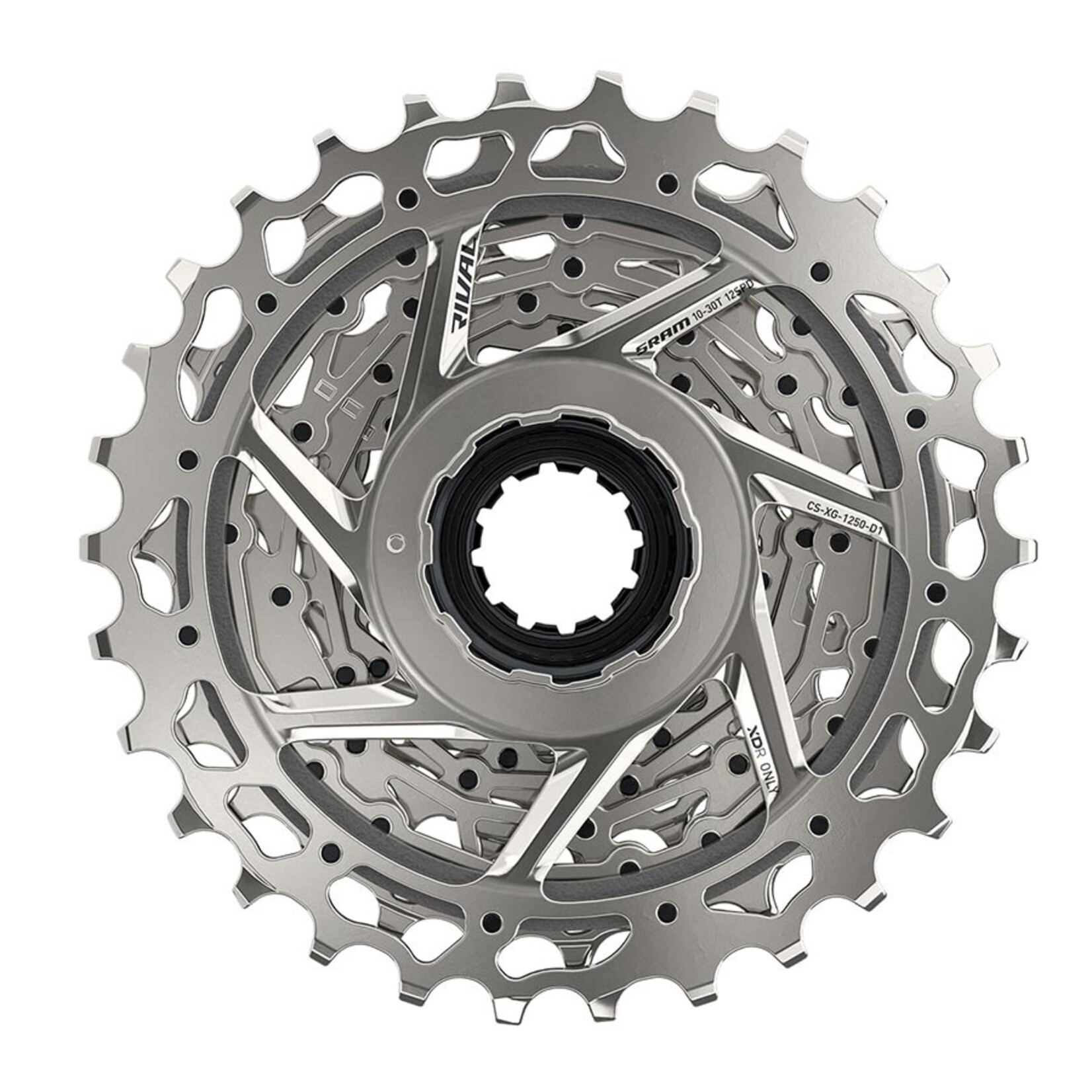 Sram SRAM, XG-1250, Cassette, Silver, Speed: 12, 10-30T