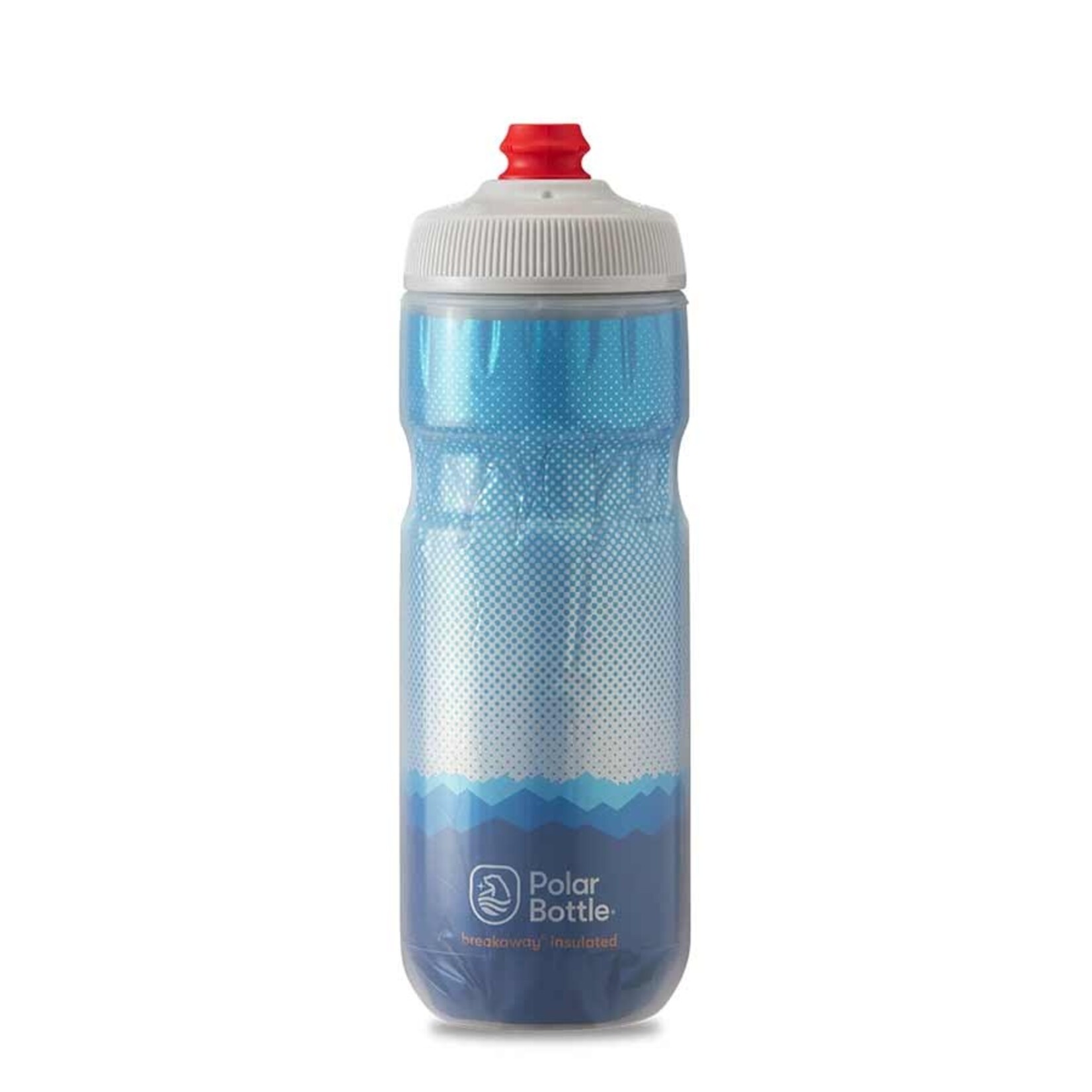 POLAR BOTTLE Polar, Breakaway Insulated 20oz, Water Bottle, 591ml / 20oz, Cobalt Blue/Silver