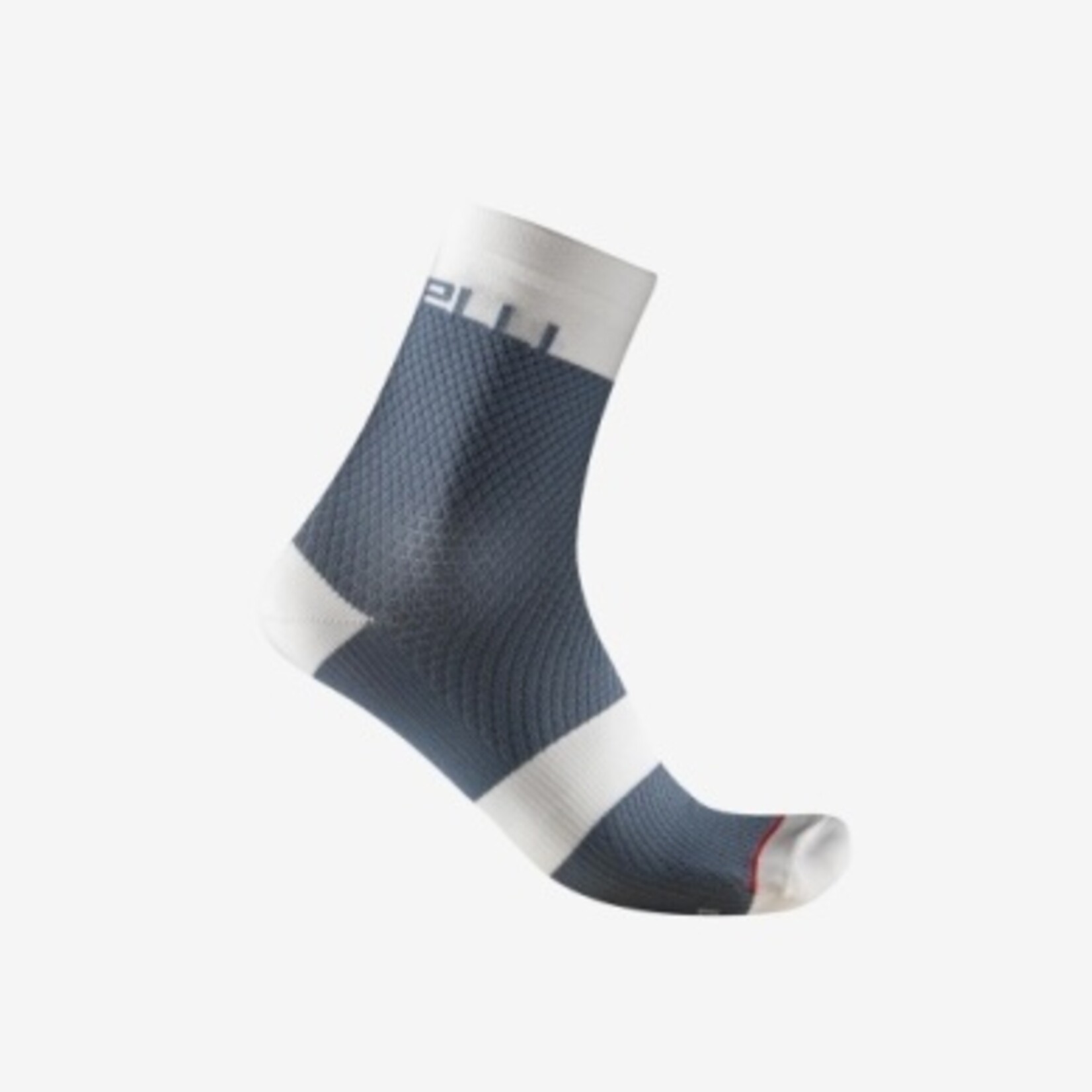 Castelli CASTELLI VELOCISSIMA 12 SOCK L/XL WOMEN'S LIGHT STEEL BLUE/IVORY