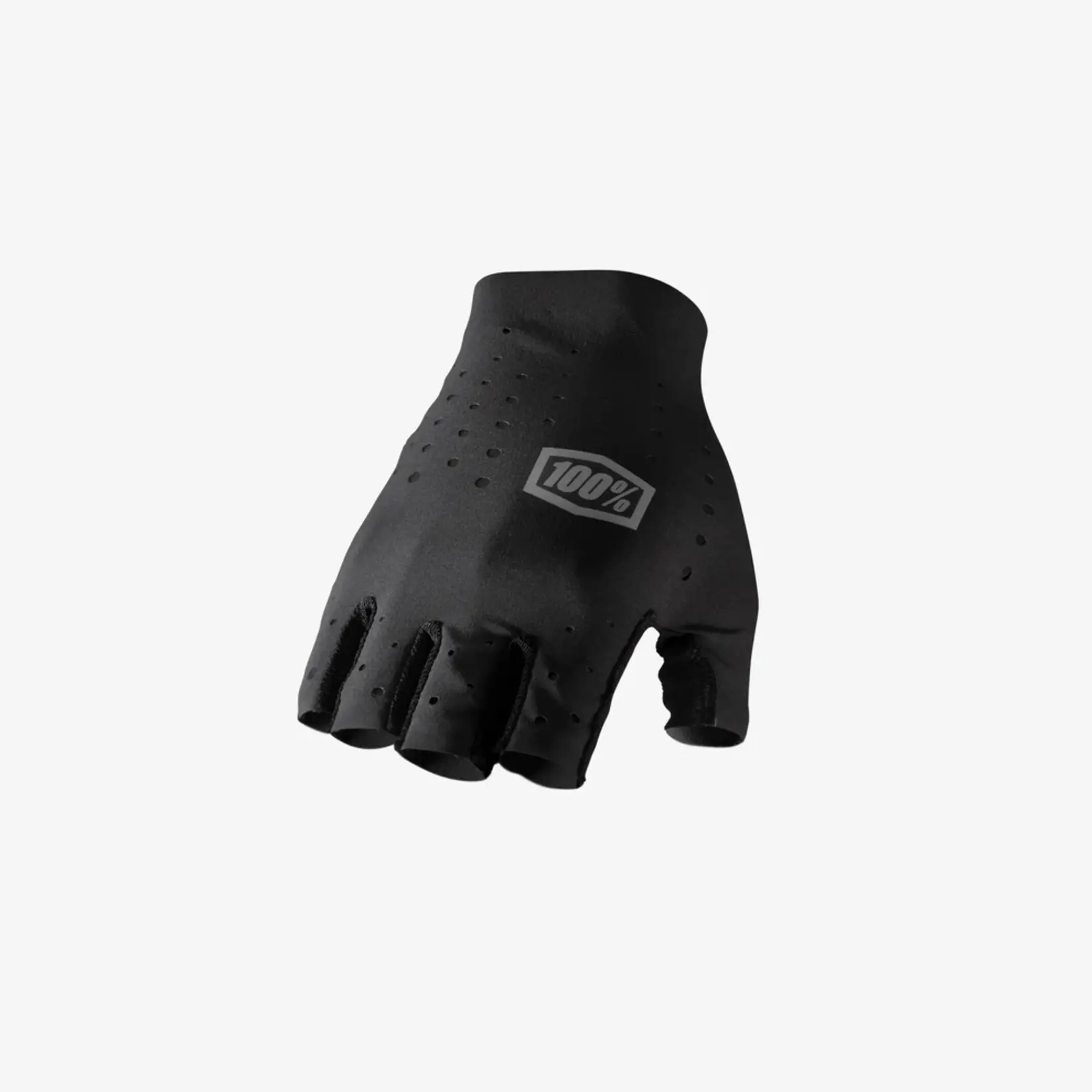 100 Percent SLING Short Finger Gloves, Men's, M, Black