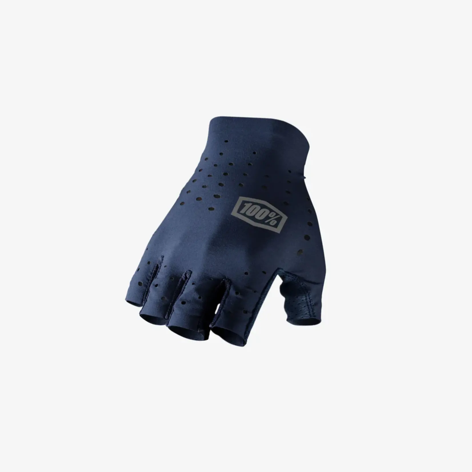 100 Percent SLING Short Finger Gloves, Men's, L, Navy
