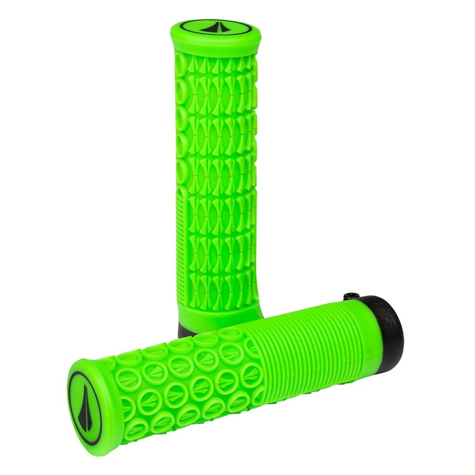 SDG Components, Thrice 33, Grips, 136mm, Neon Green, Pair