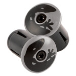 LIZARD SKINS LIZARD SKINS ROAD BAR END PLUGS - COOL GRAY
