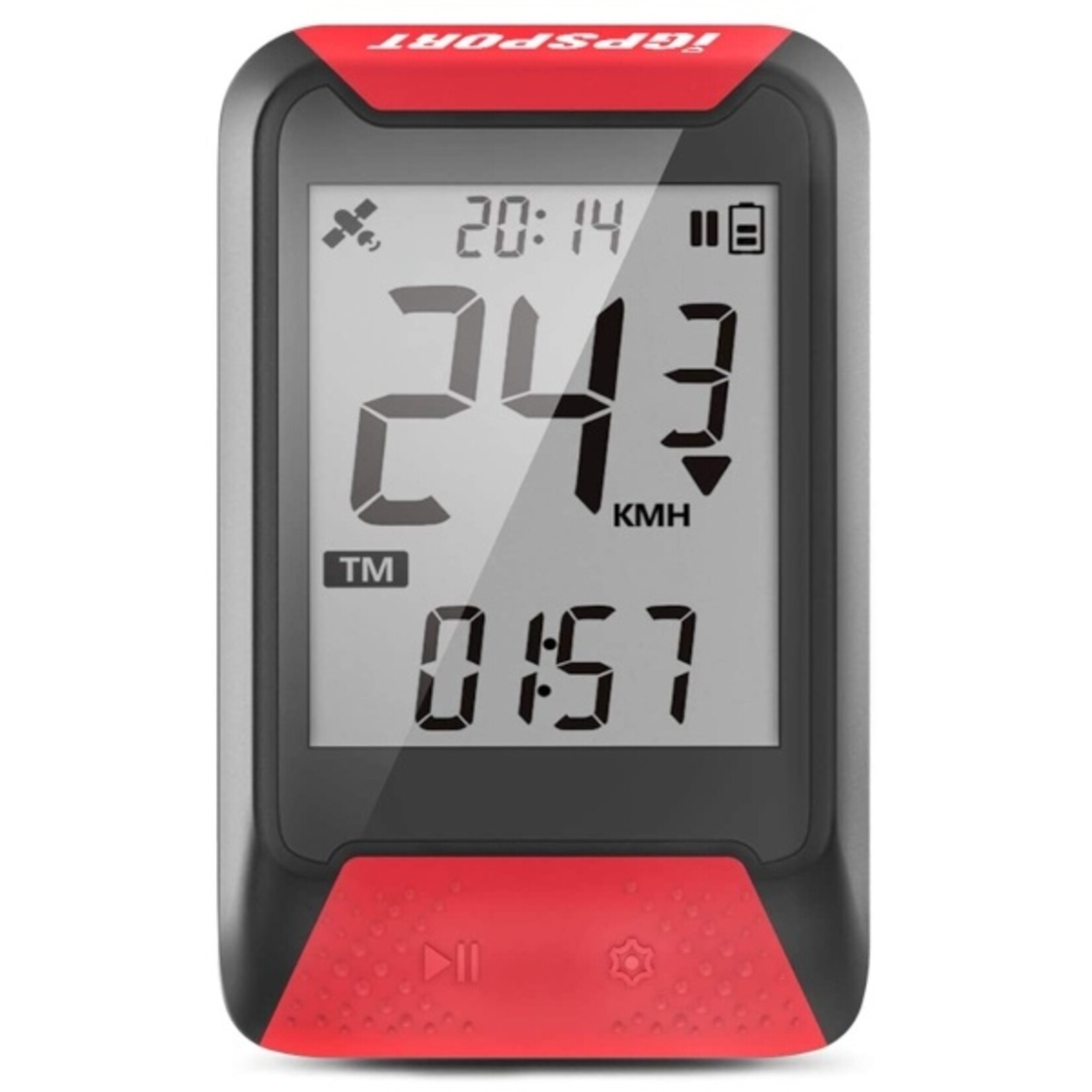 iGPSPORT IGS-IGS130-BR iGS130 GPS cycle computer, black/red