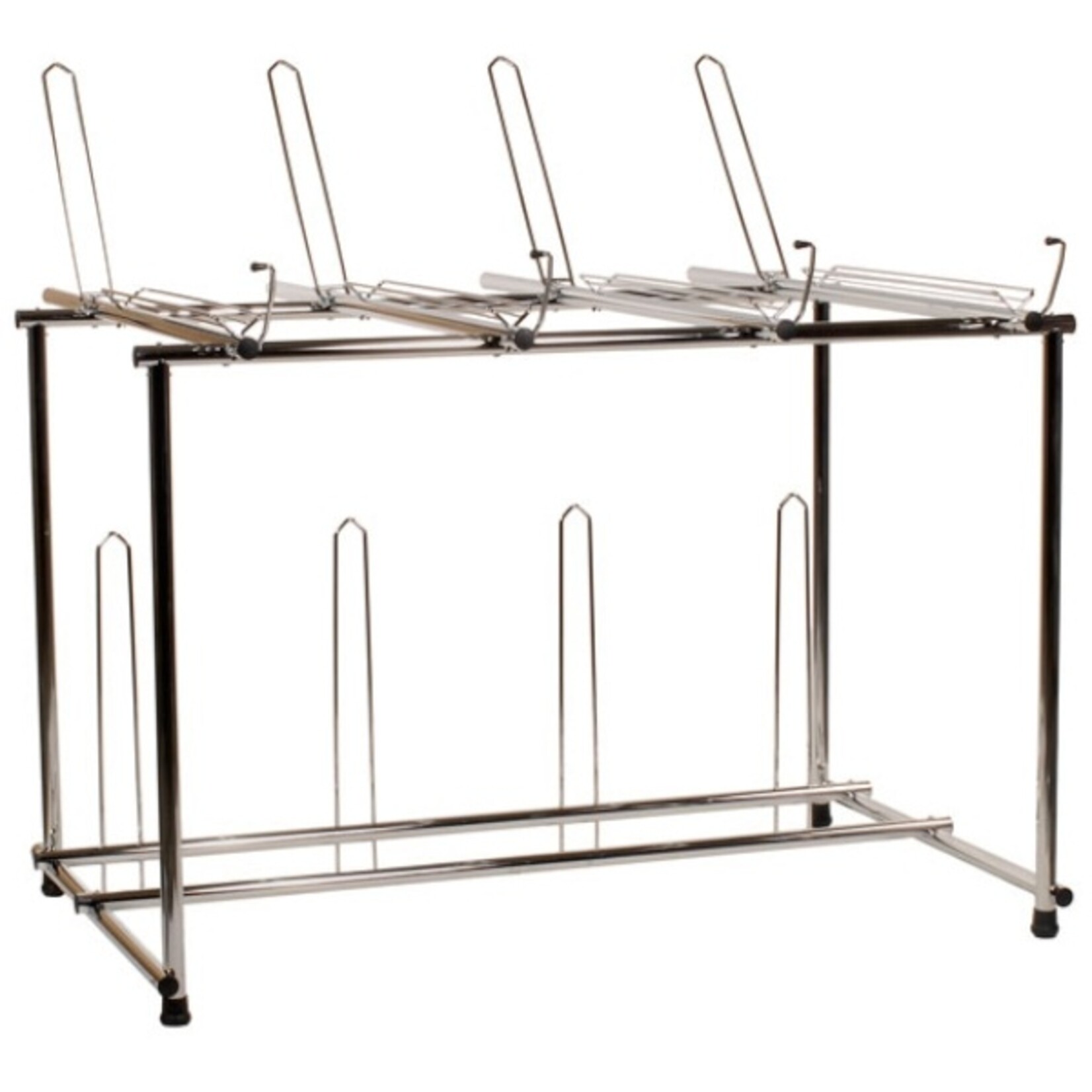 Bicisupport BIC-BS257 BS257 display for eight (8) bicycles, 2 levels, chrome