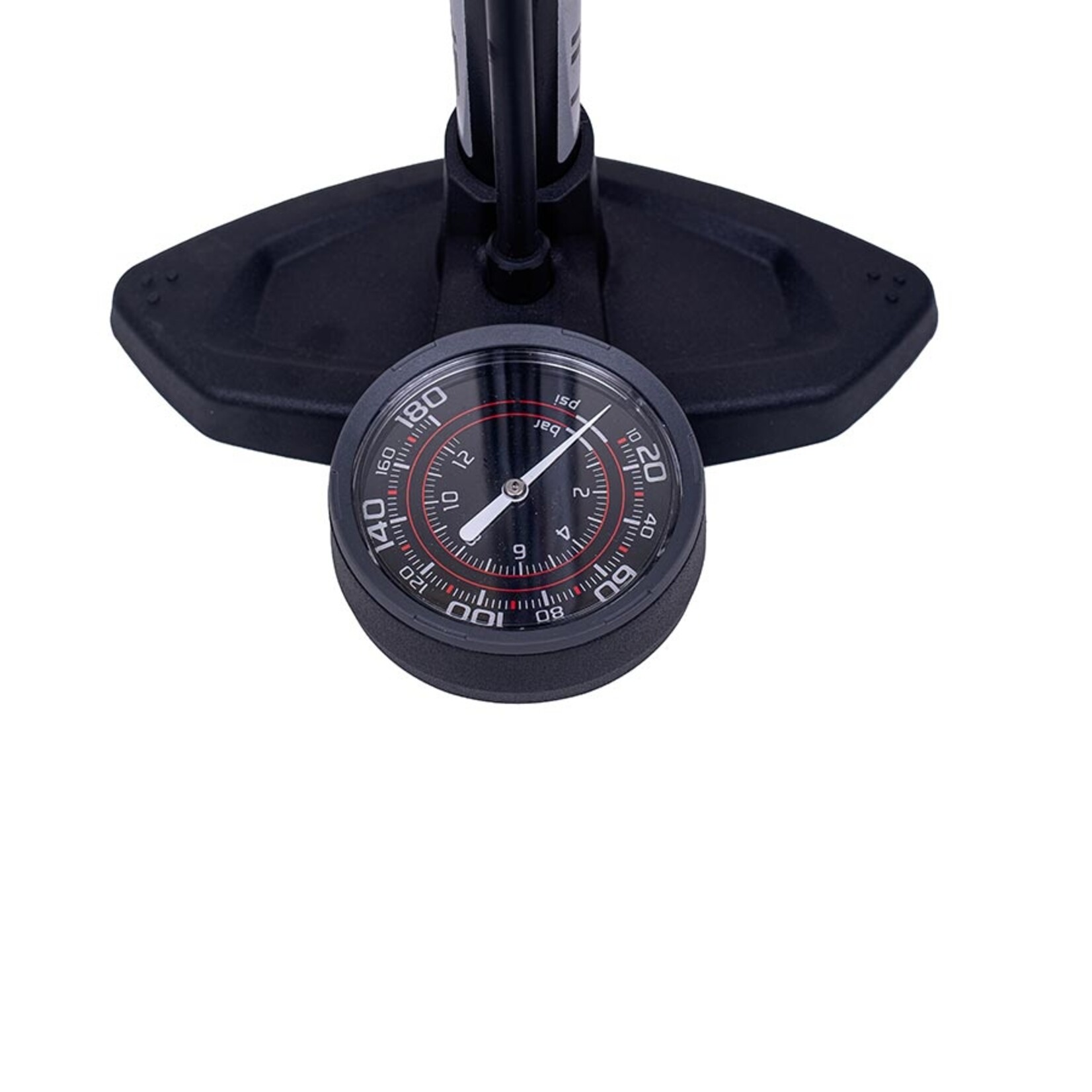 EVO EVO, Hurricane Comp, Floor Pump, SmartHead, 180psi, Black/Silver