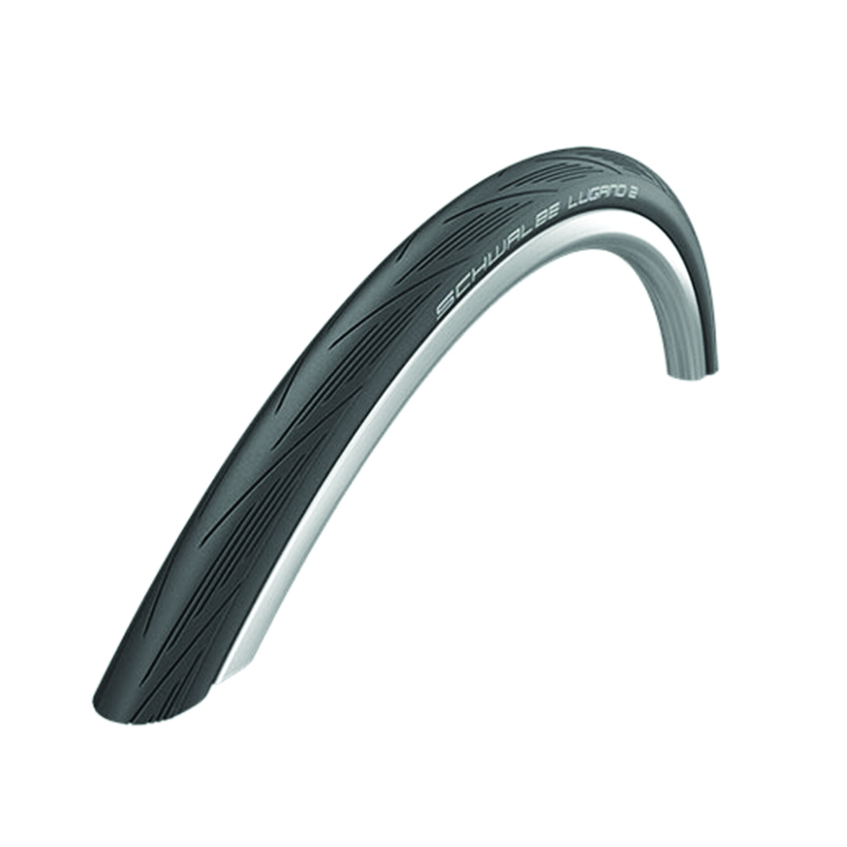 SCHWALBE Schwalbe, Lugano II, Tire, 700x28C, Wire, Clincher, Silica, K-Guard, 50TPI, Black
