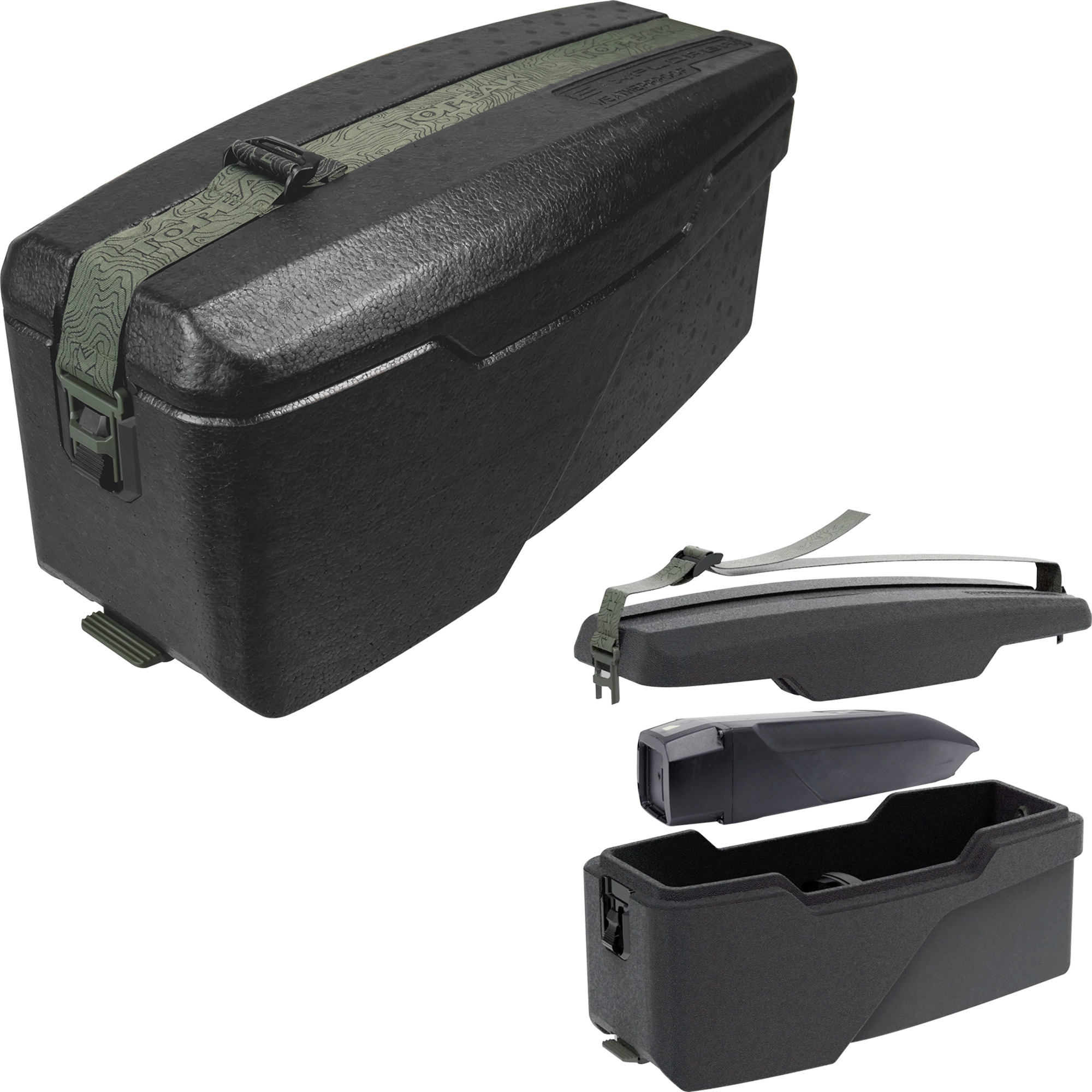 TOPEAK E-XPLORER TRUNKBOX FOR 2ND EBIKE BATTERY MTX QUICK TRACK 2.0 ...