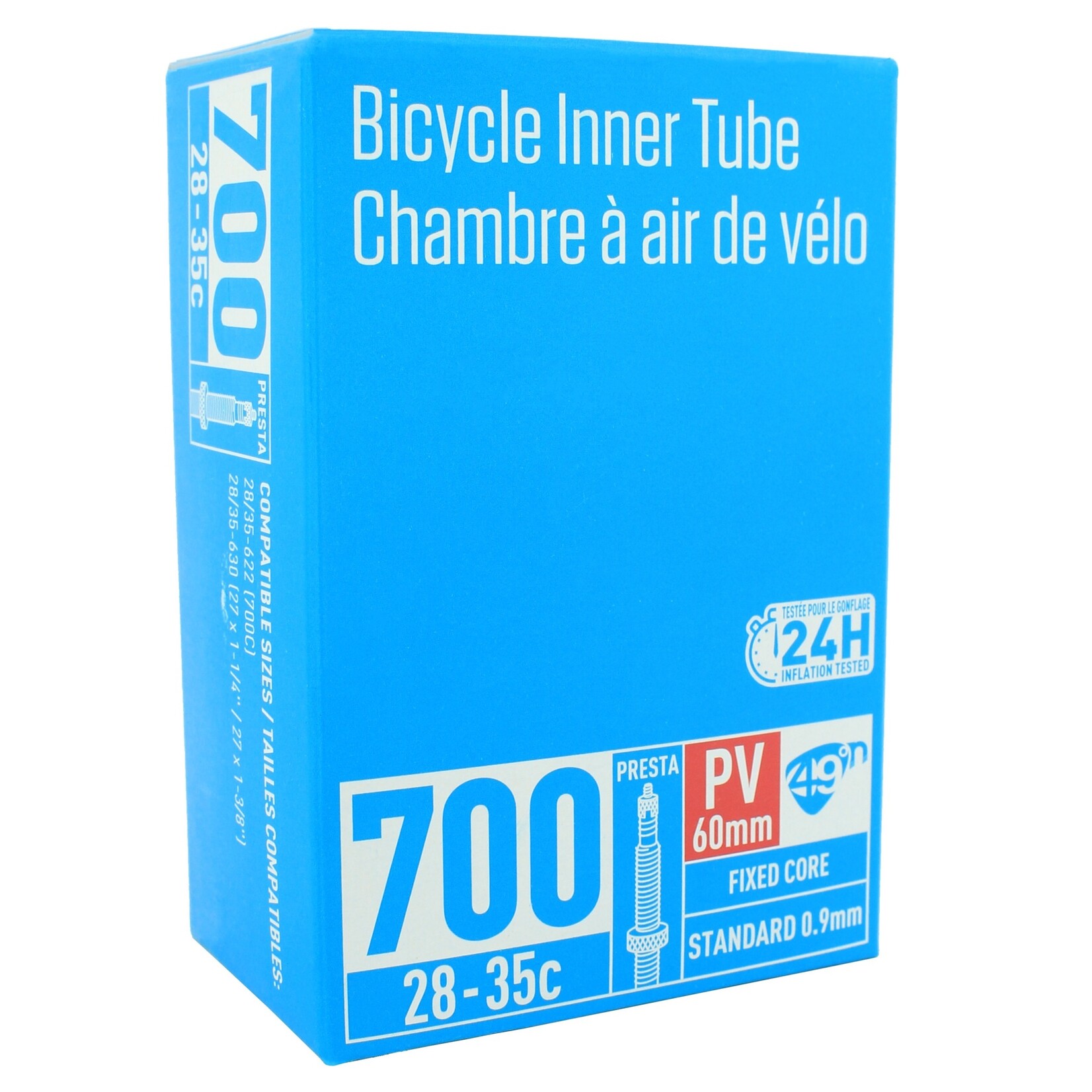 49N STANDARD TUBE - LONG PRESTA VALVE 700C X 28-35MM