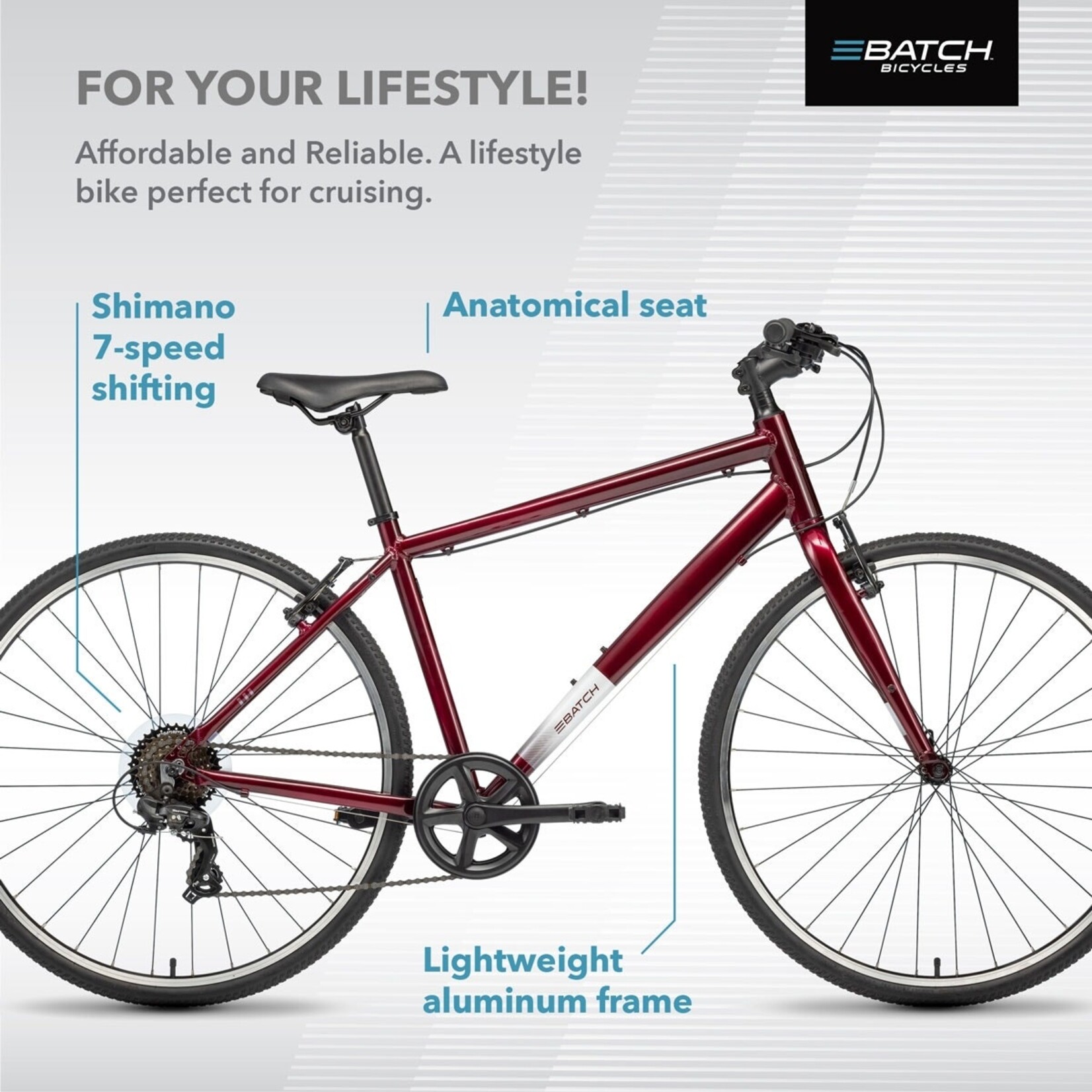 BATCH BATCH THE LIFESTYLE BICYCLE - MEDIUM, ORCHID