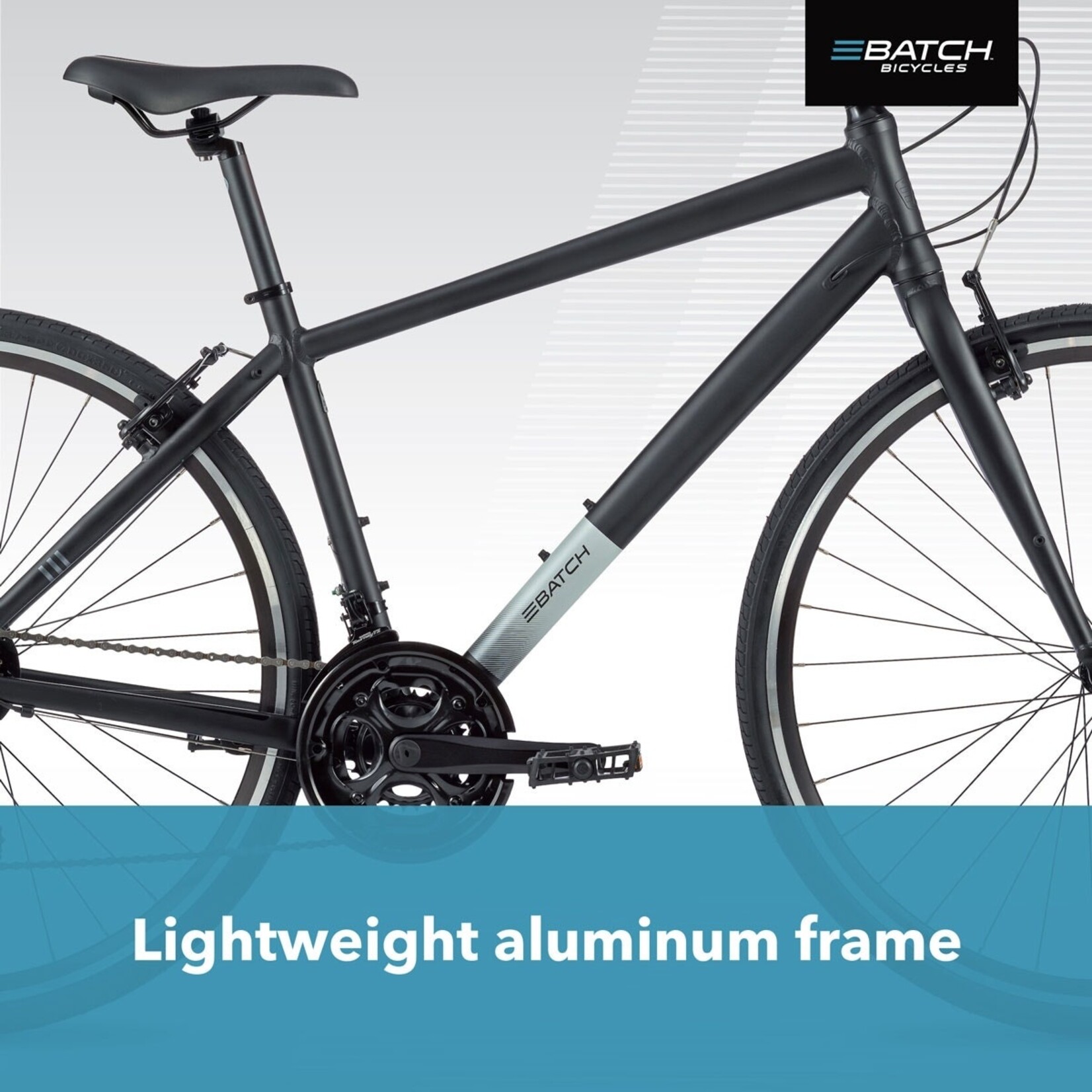 BATCH BATCH THE FITNESS BICYCLE - L, Black