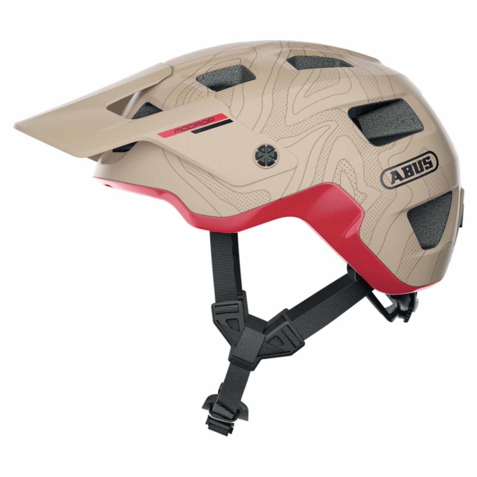 ABUS MoDrop Off-Road Helmet - Dusky Camel - M