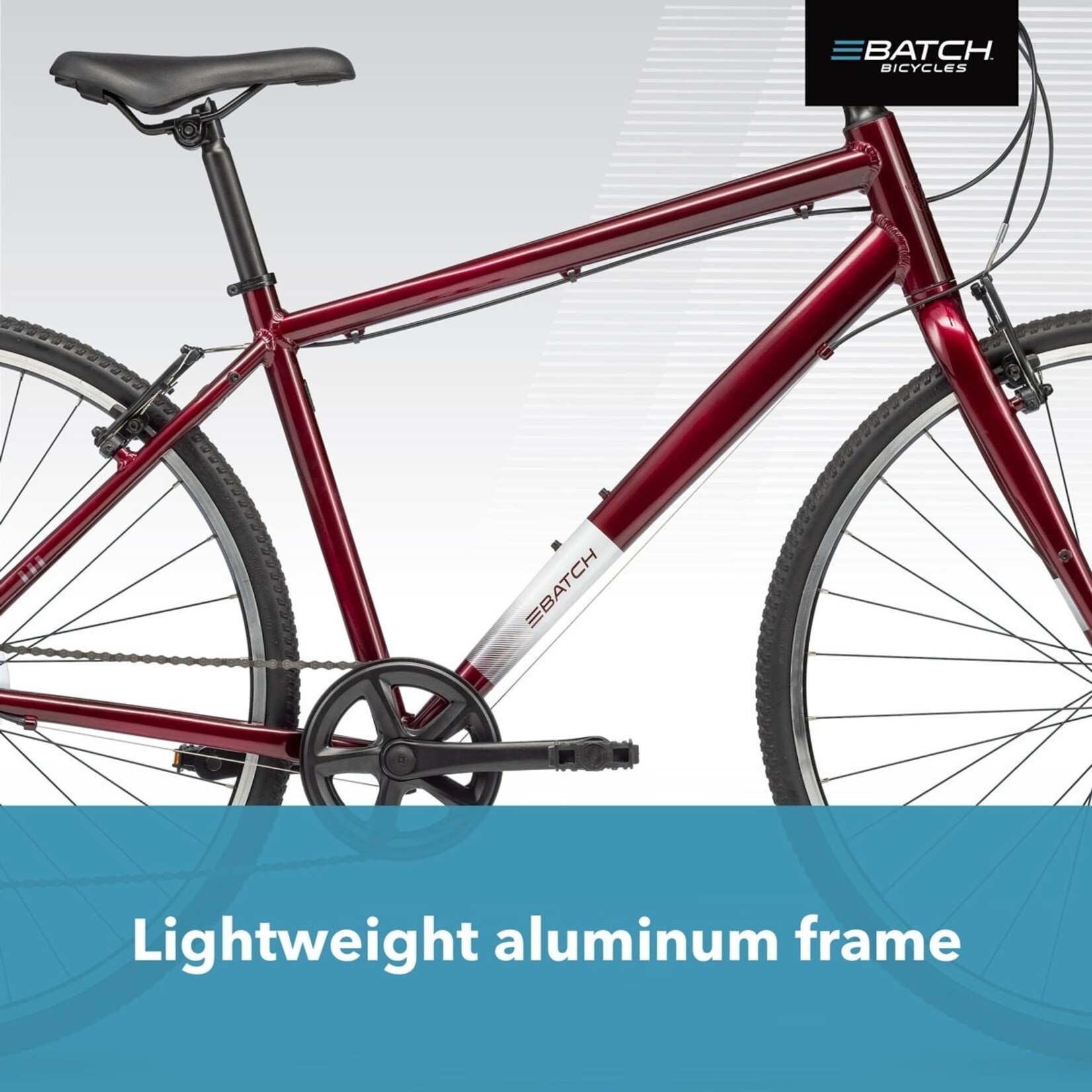 BATCH Batch Lifestyle Bicycle, Gloss Deep Orchid, 18" M, 700C