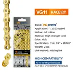 VG Sports 11 Speed Bicycle Chain, Gold