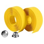 Yellow Handlebar Tape and Bar End Plugs
