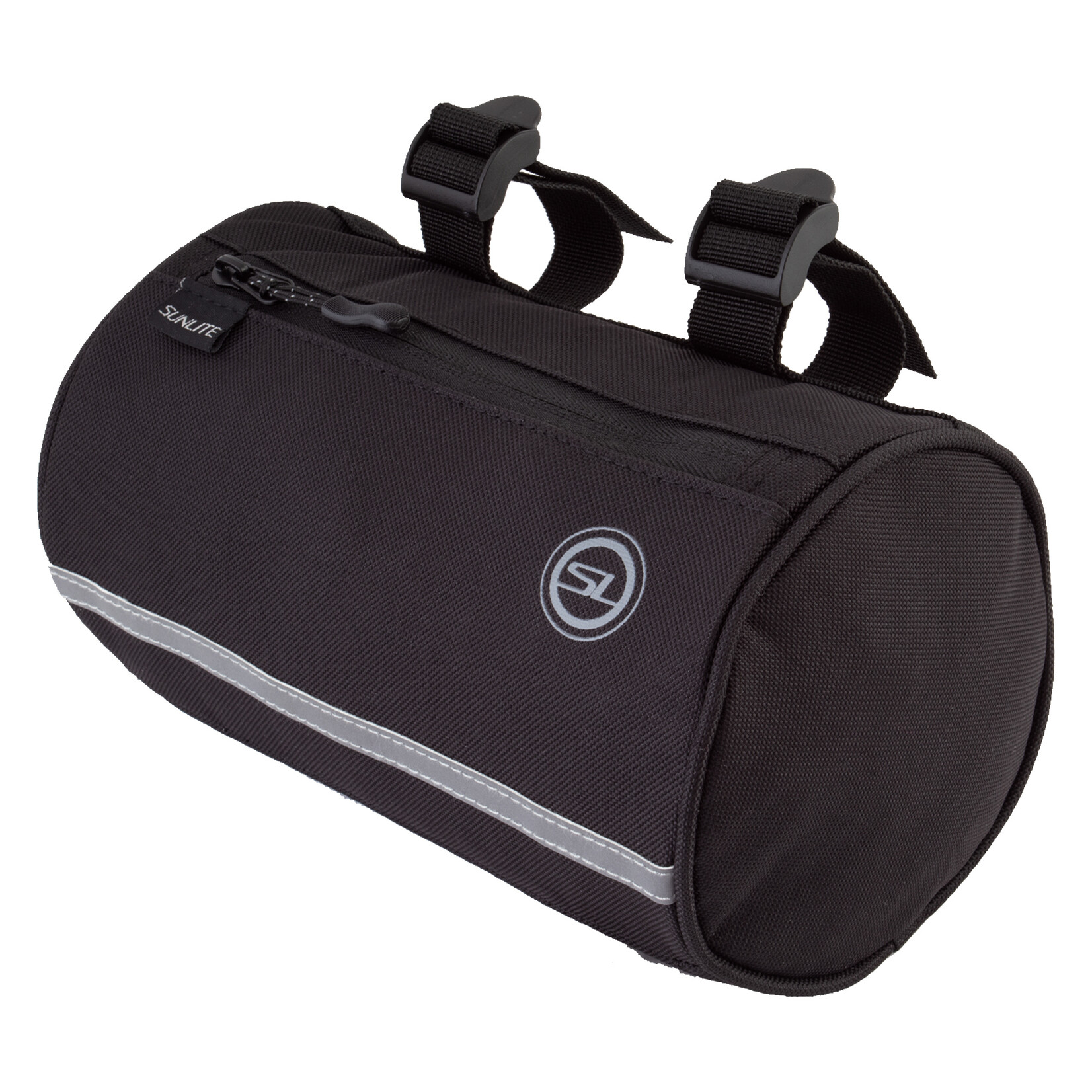 Handlebar Roll Bag Handlebar Roll Bag, Size 8.6x4.7x4.7", Colour Black