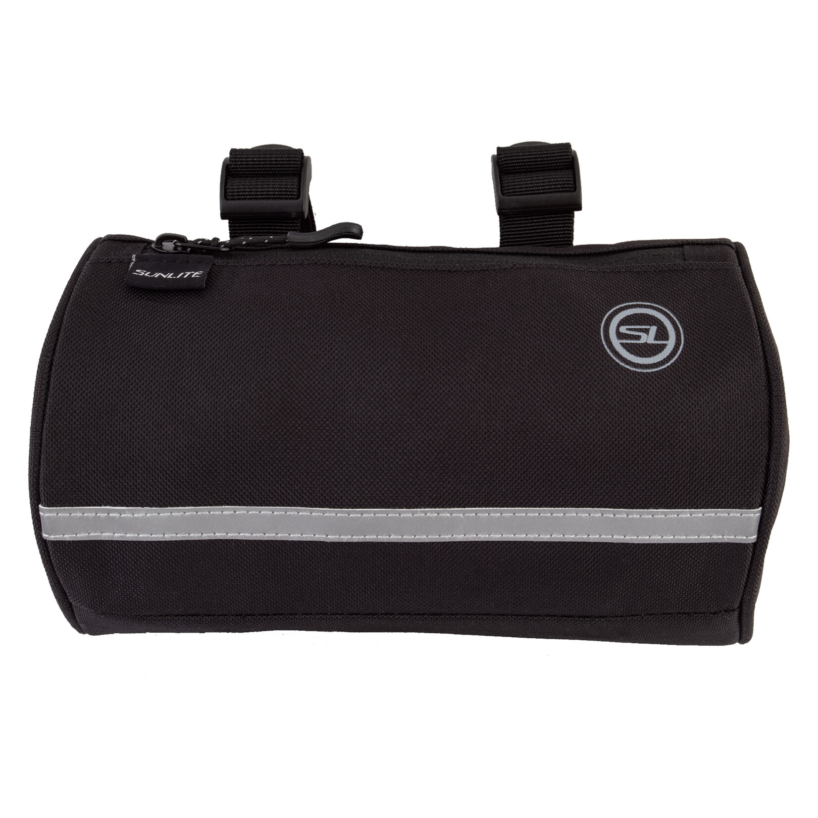 Handlebar Roll Bag Handlebar Roll Bag, Size 8.6x4.7x4.7", Colour Black