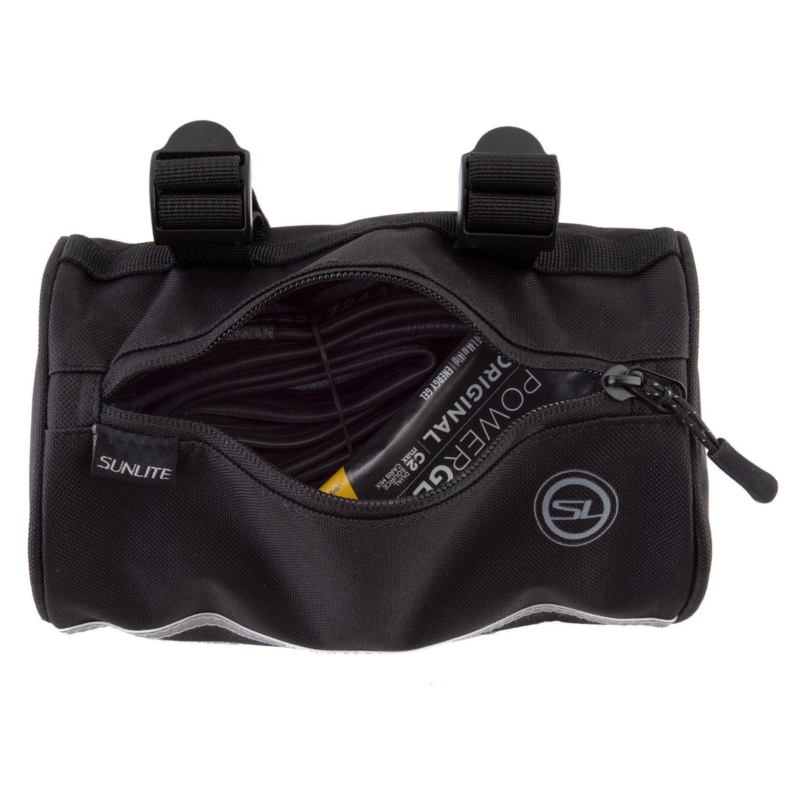 Handlebar Roll Bag Handlebar Roll Bag, Size 8.6x4.7x4.7", Colour Black