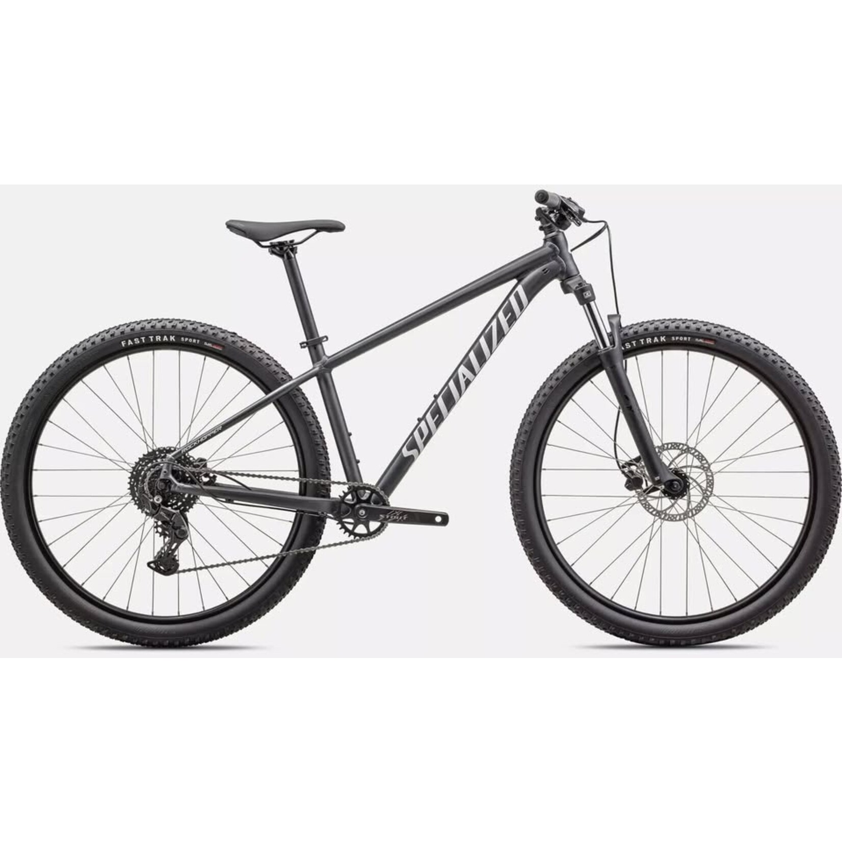 Specialized Specialized Rockhopper Sport, Color:  Satin Black Liquid Metal / White, Size L