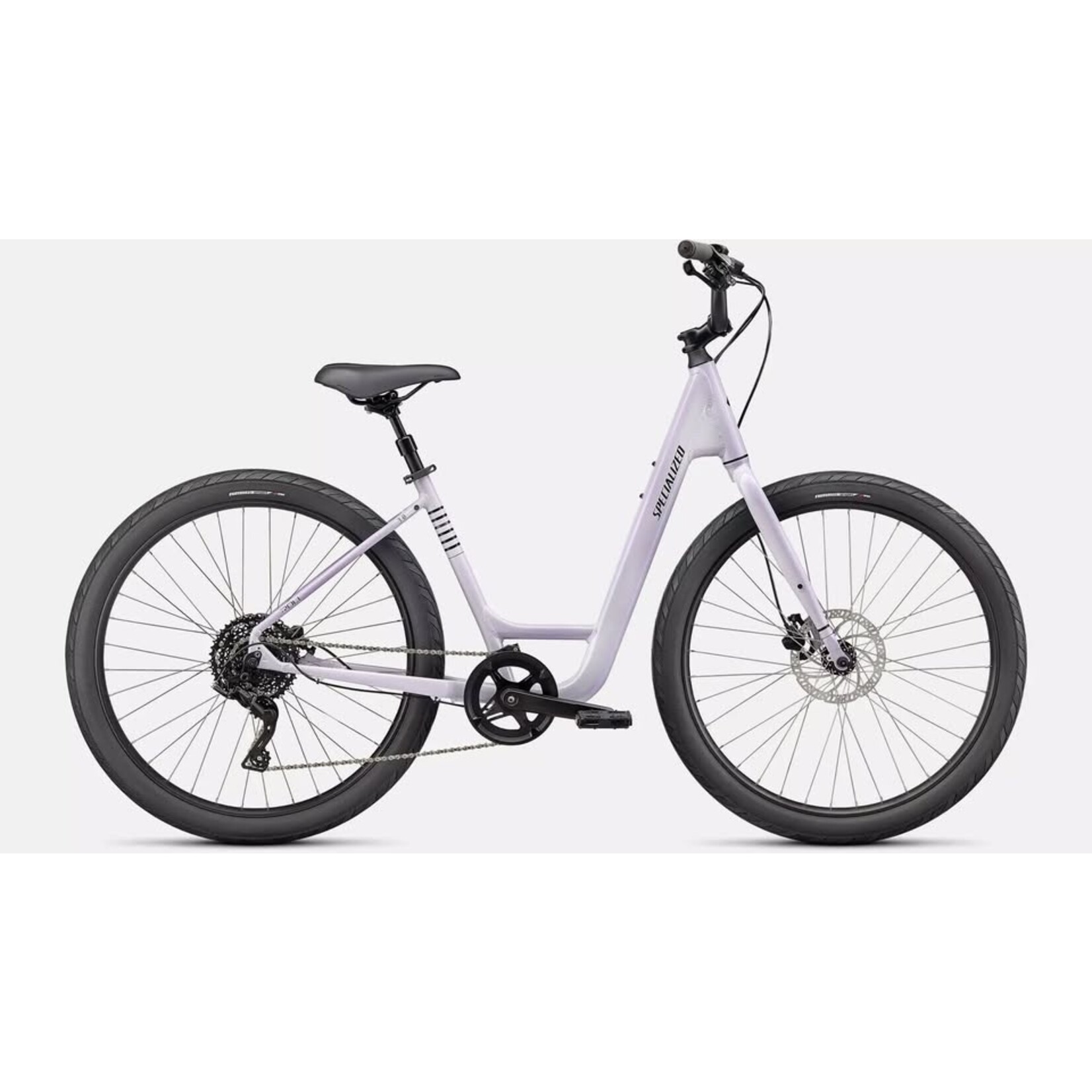 Specialized Specialized Roll 3.0 Low Entry, Color:  GLOSS UV LILAC / SMOKE / SATIN BLACK REFLECTIVE, Size M
