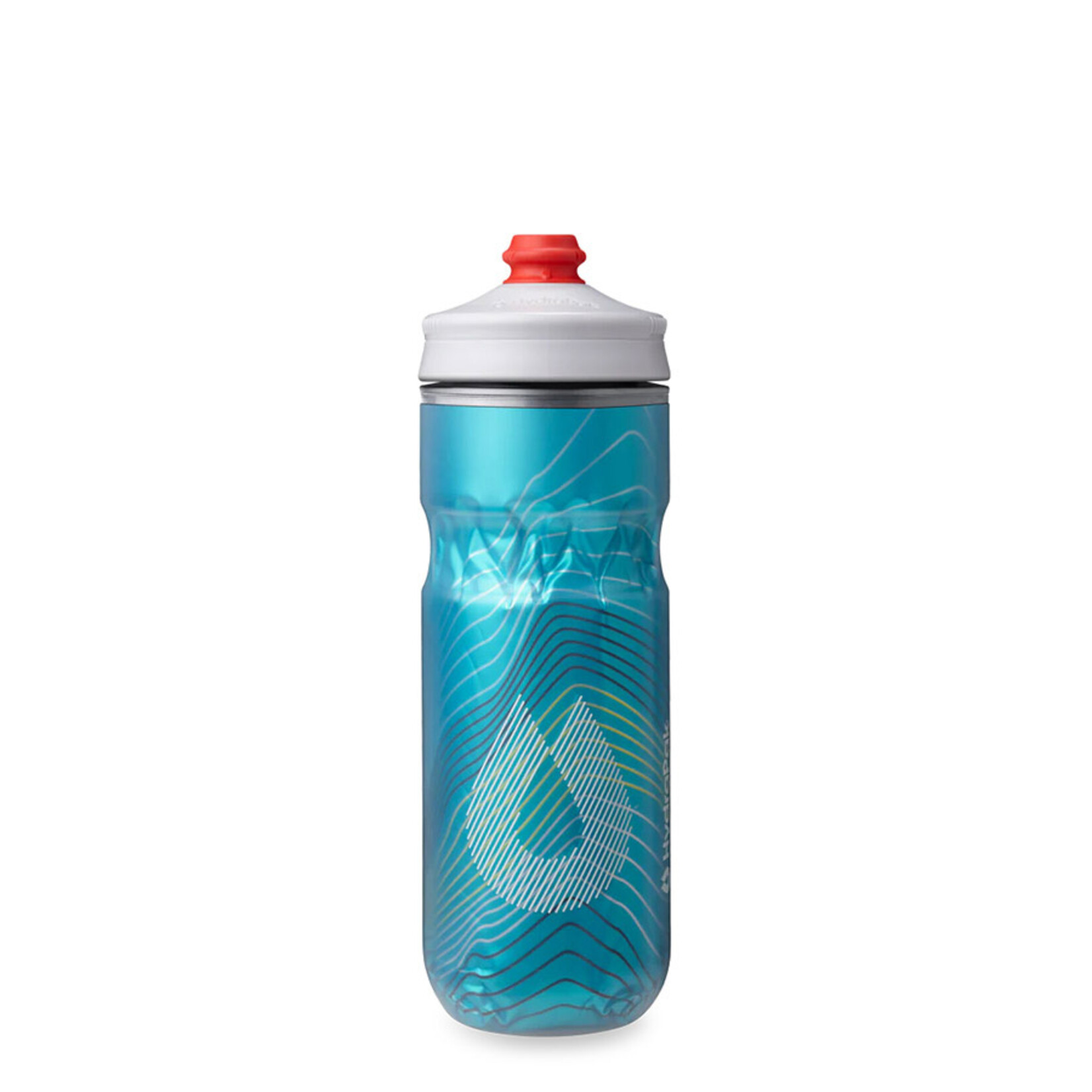POLAR BOTTLE Polar/Hydrapak, Surge Ascent, Water Bottle, 600ml / 20oz, Blue