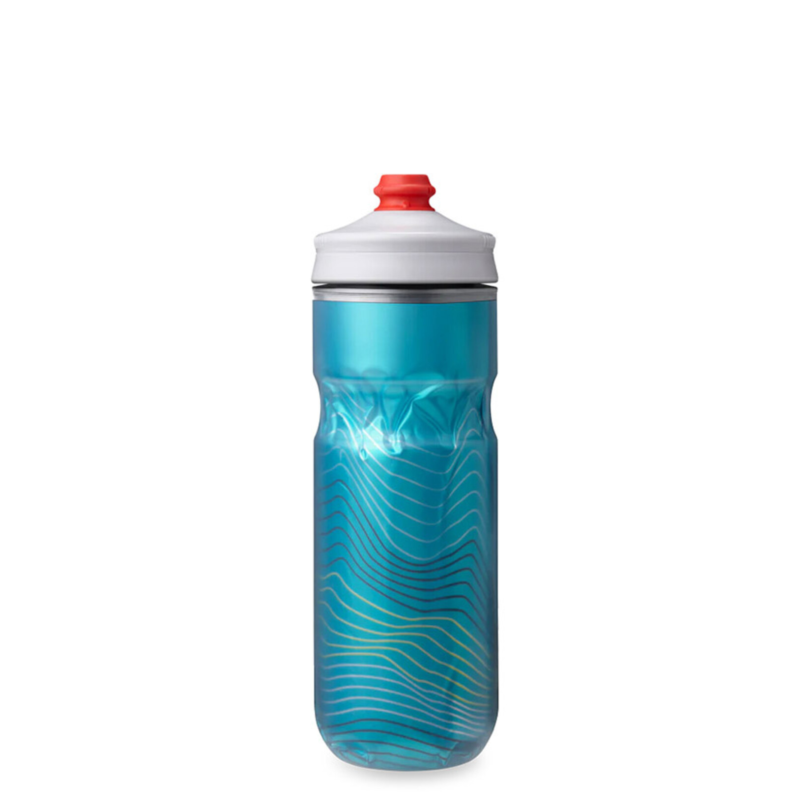 POLAR BOTTLE Polar/Hydrapak, Surge Ascent, Water Bottle, 600ml / 20oz, Blue