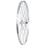 Wheel Shop, Alex DM18 Silver/ Shimano HB-M475, Wheel, Front, 26'' / 559, Holes: 36, QR, 100mm, Rim and Disc IS 6-bolt