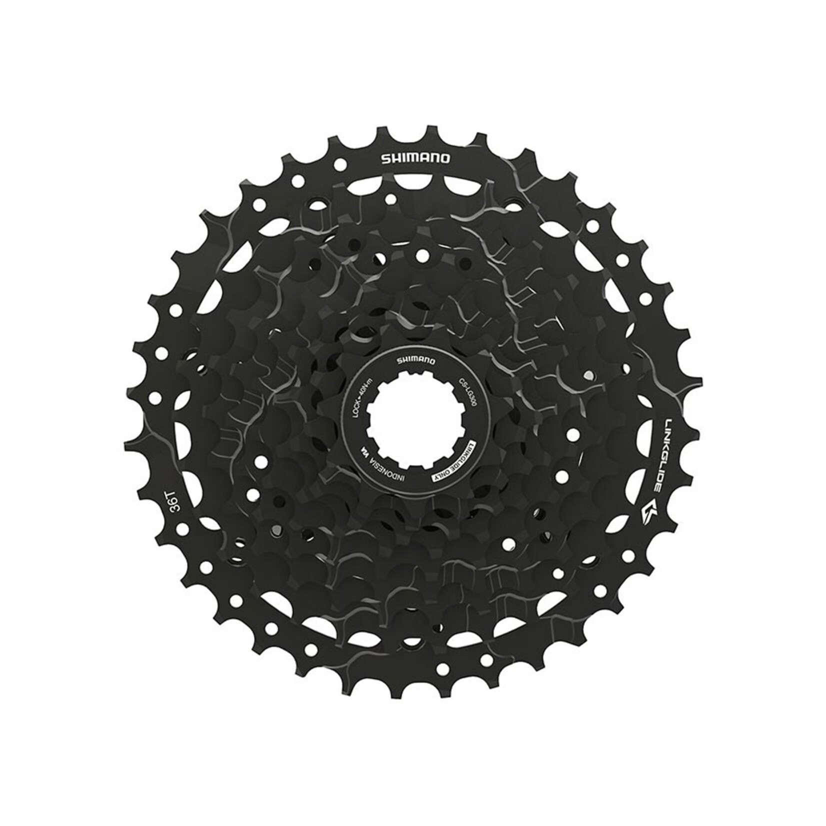 SHIMANO Shimano, CS-LG300-9, Cassette, Speed: 9, 11-36T, ECSLG3009136