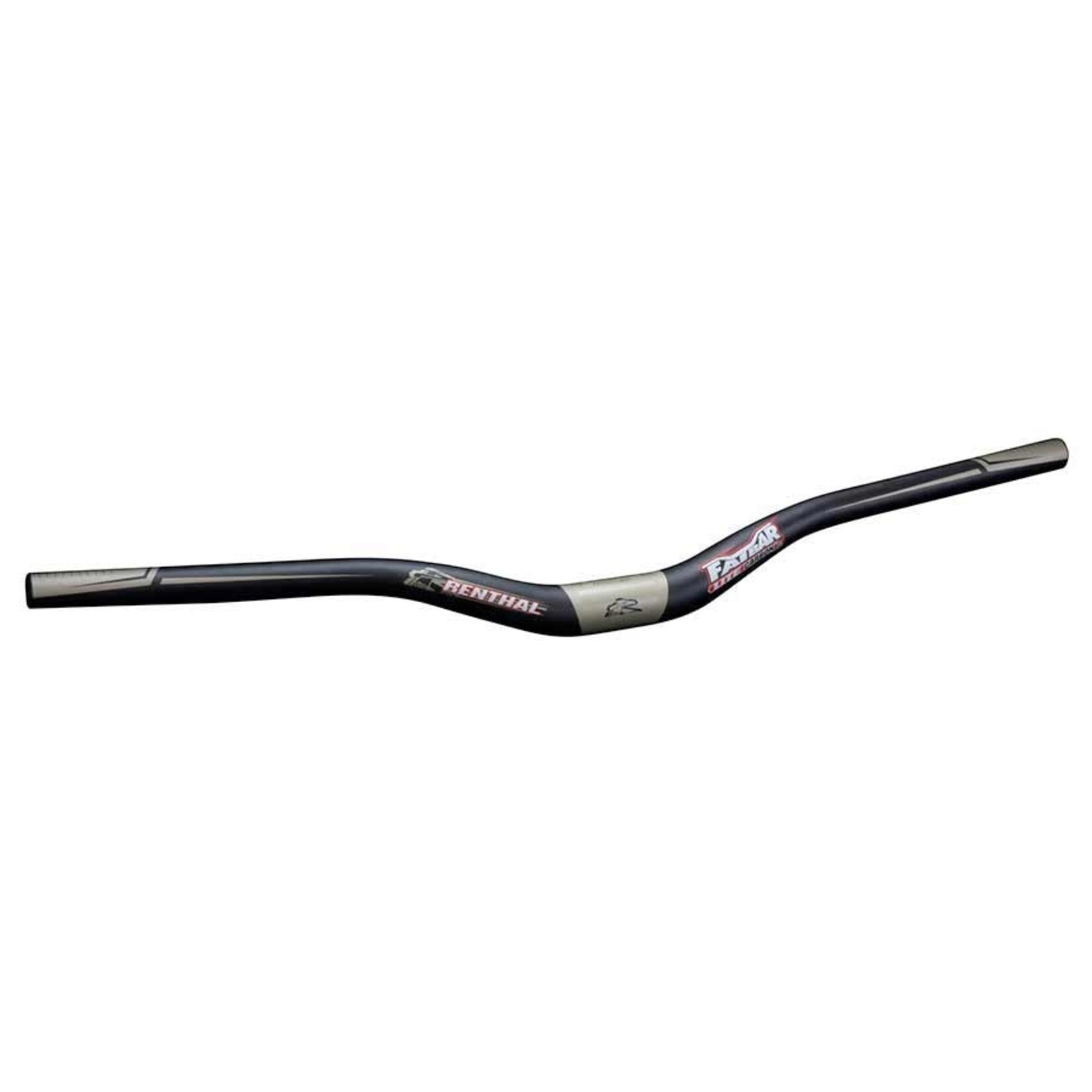 Renthal, Fatbar Lite Carbon 35, MTB Handlebar, Diameter: 35mm, 760mm, Rise: 30mm, Black
