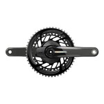 Sram SRAM, Force D2 2x, Power Meter Crankset, Speed: 12, Spindle: 28.99mm, BCD: Direct Mount, 50/37, DUB, 175mm, Black, Road Disc