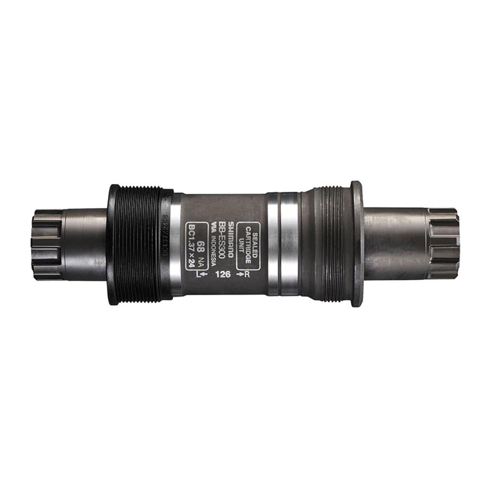 SHIMANO Shimano, EBBES300B26, BB-ES300, Octalink, BB Shell: 68mm, Axle: 126mm, Steel, Silver