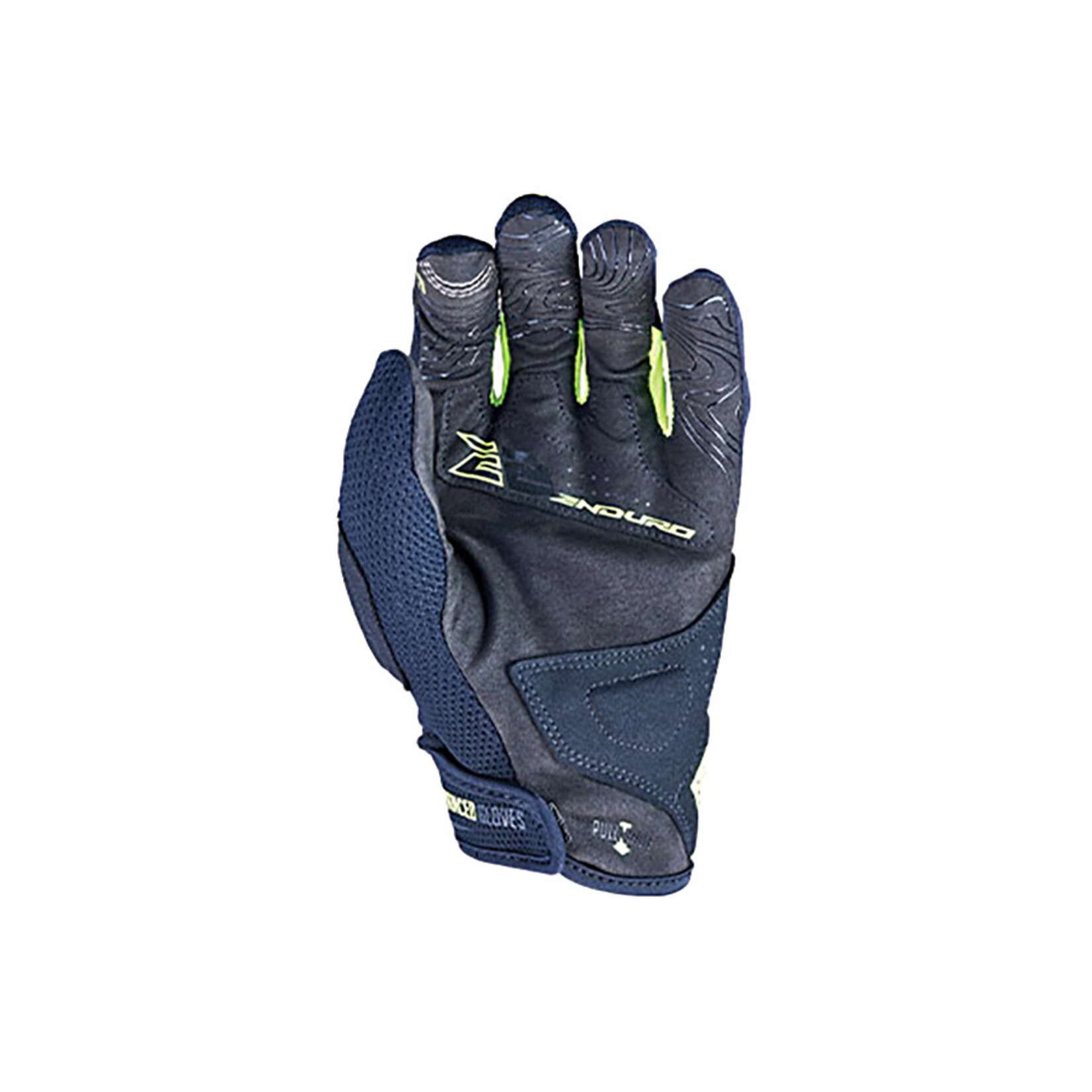 Five Gloves, Enduro 2, Full Finger Gloves, Black/Fluo Yellow, XL, Pair