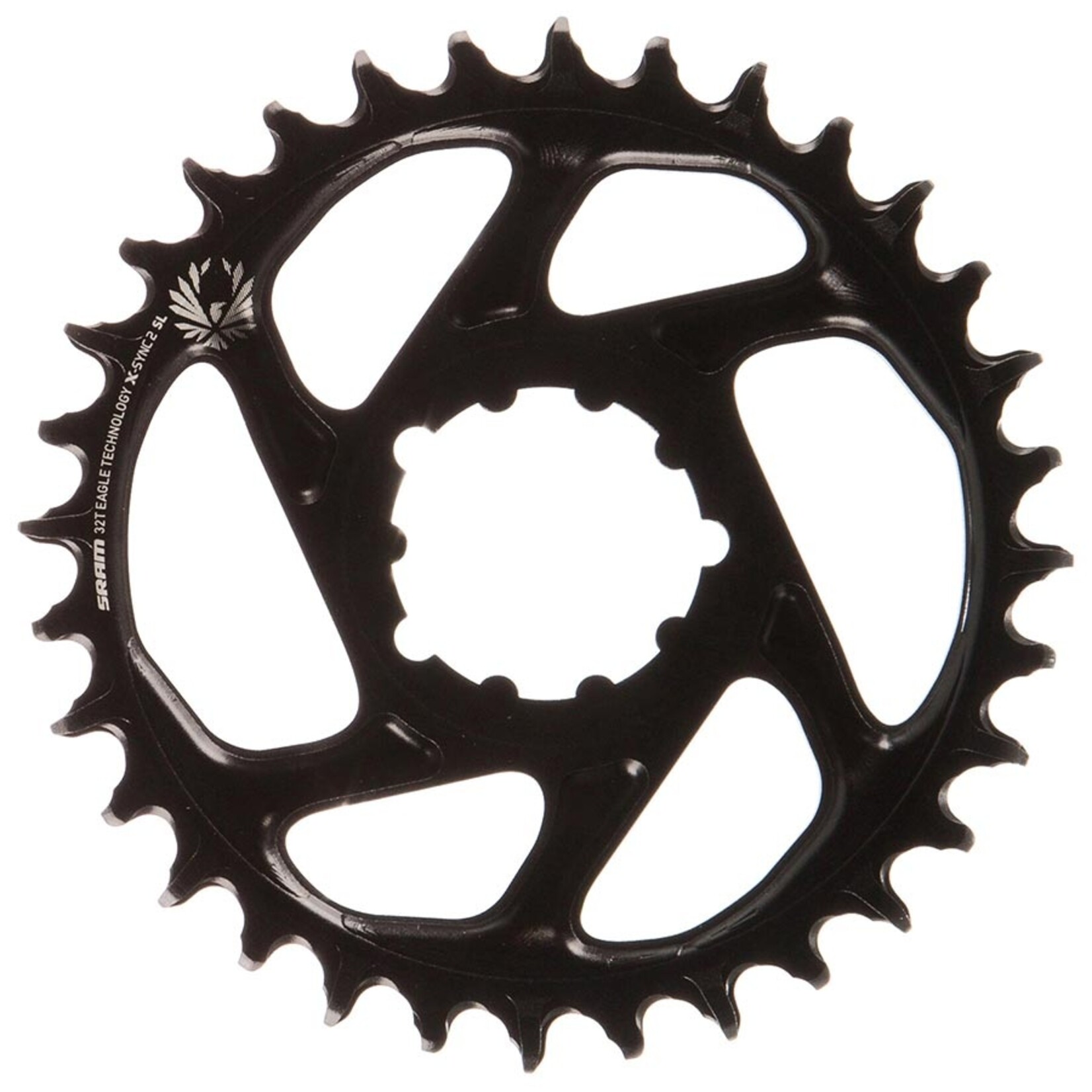 Sram SRAM, X-SYNC 2 SL 3mm, Chainring, Teeth: 32, Speed: 11/12, BCD: Direct Mount, Single, Aluminum, Black