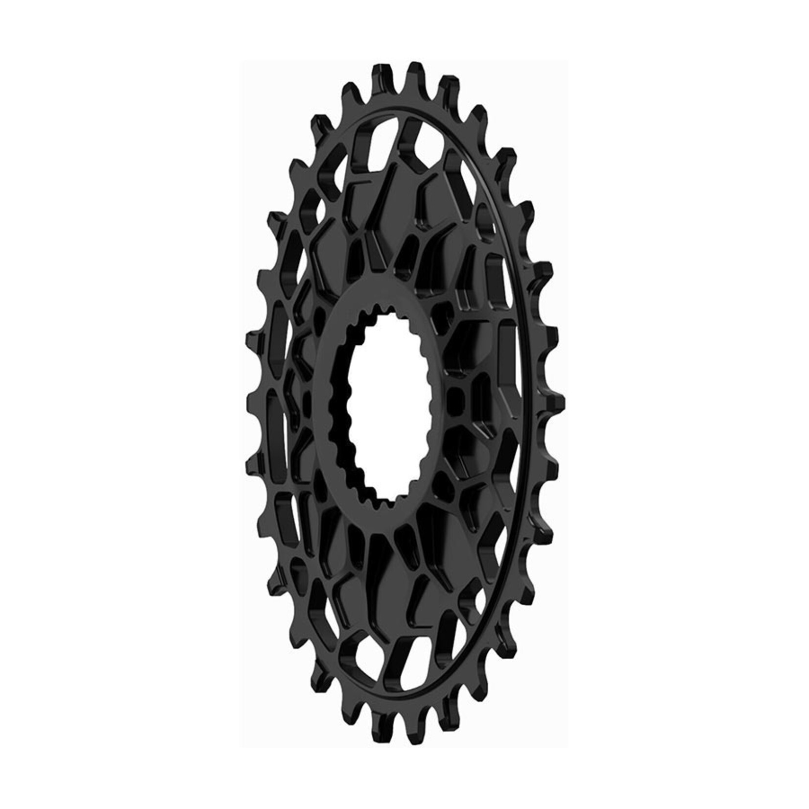 Works Components, GEO Shimano, Chainring, Teeth: 32, Speed: 12, BCD: Direct Mount Shimano, Front, 7075-T6 Aluminum, Black