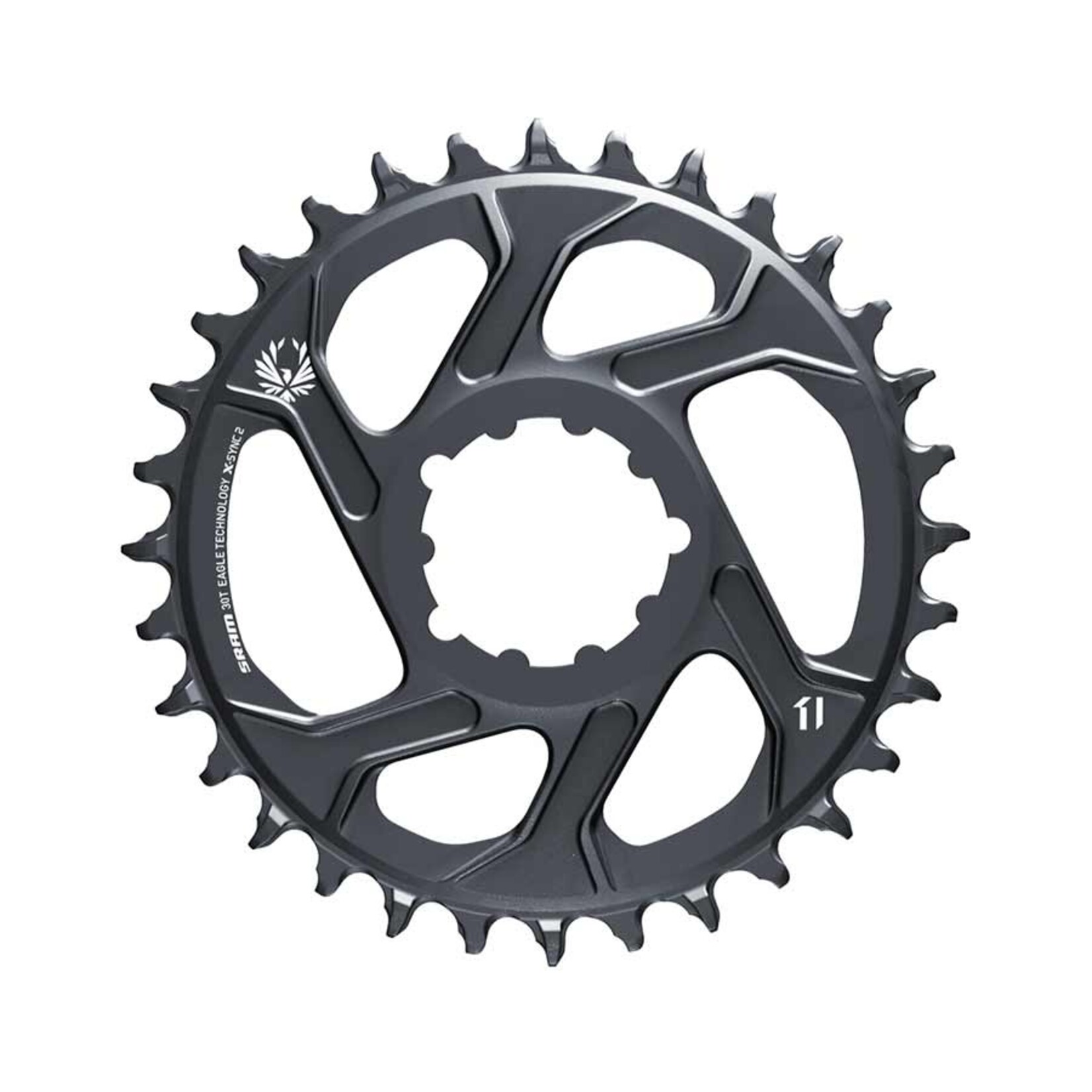 Sram SRAM, GX Eagle C1, Chainring, Teeth: 30, Speed: 11/12, BCD: Direct Mount, Aluminum, Grey, 3mm