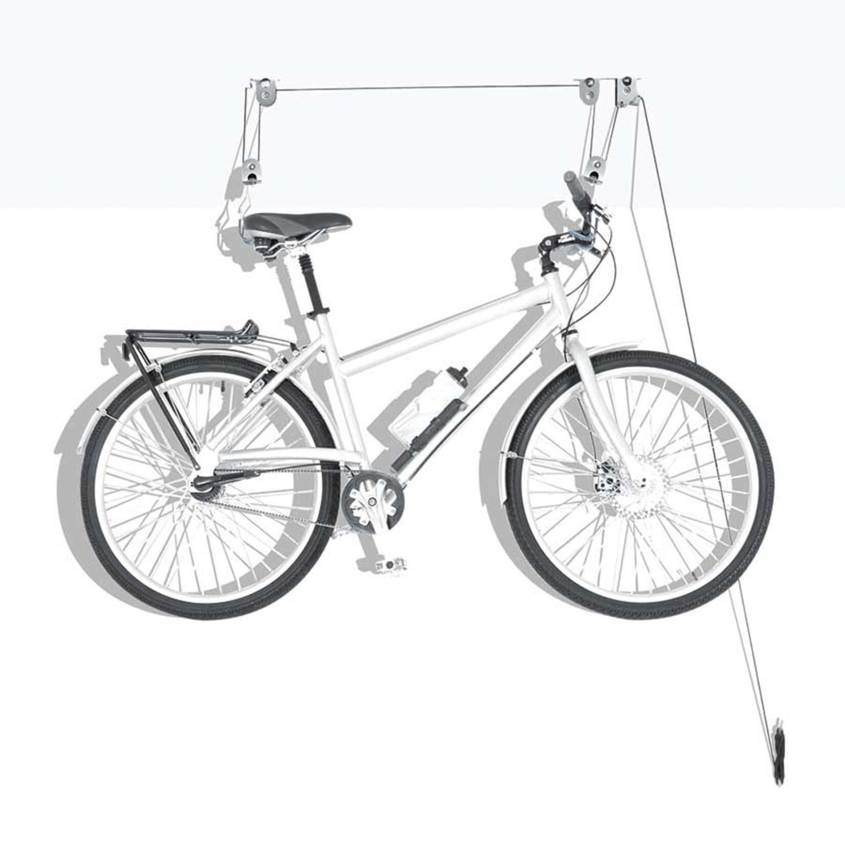 Delta, El Greco with kayak straps, Bikes: 1, Ceiling mounted