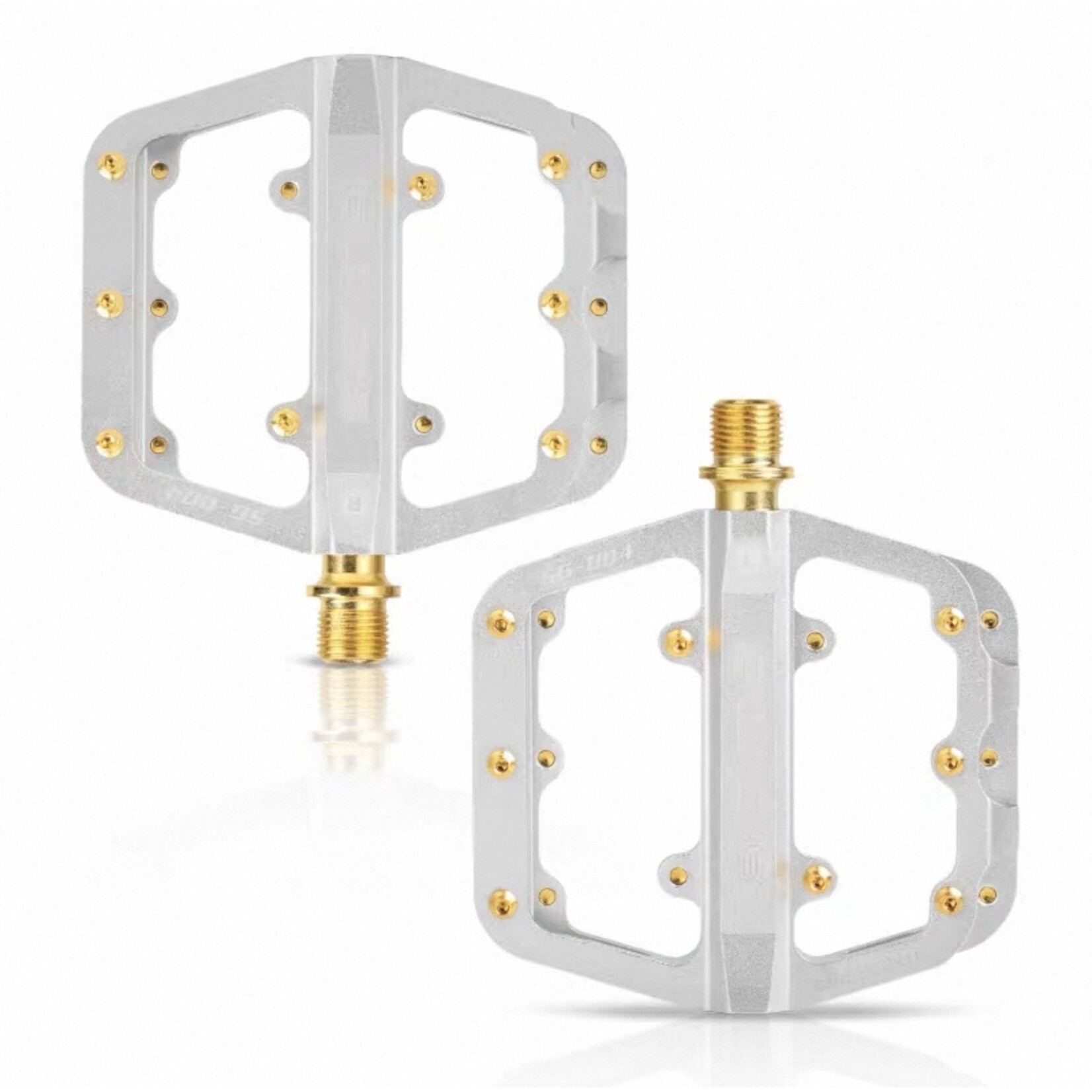 SIXSIXONE SIXSIXONE SIXSIXONE Bicyce Pedal 3 Bearings Ultralight Anti-Slip 9/16 Silver