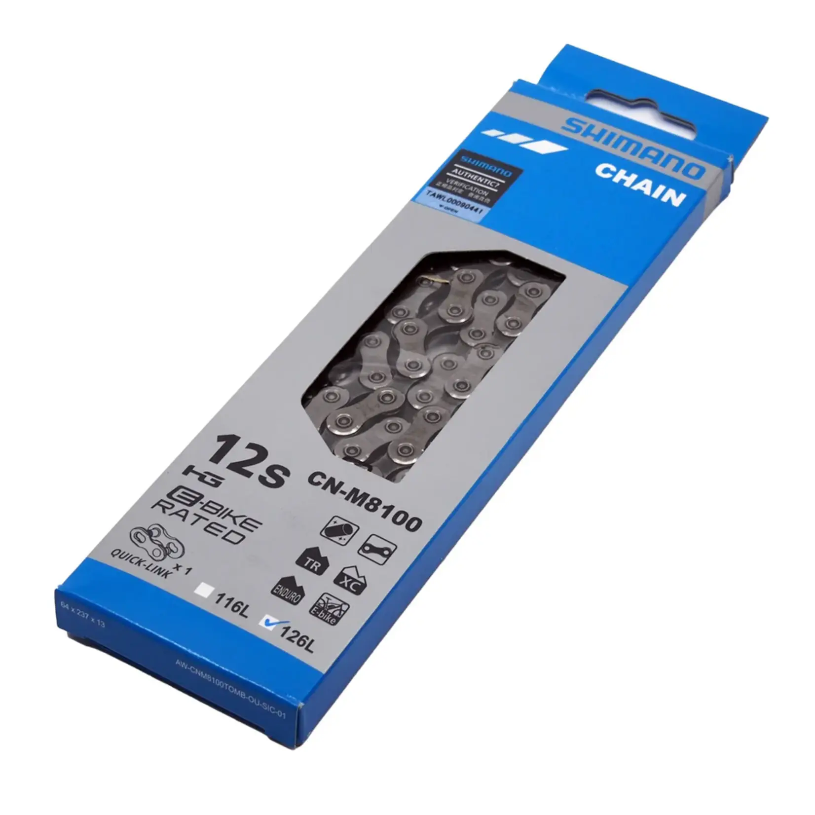SHIMANO Shimano, XT CN-M8100, Chain, Speed: 12, Links: 138,