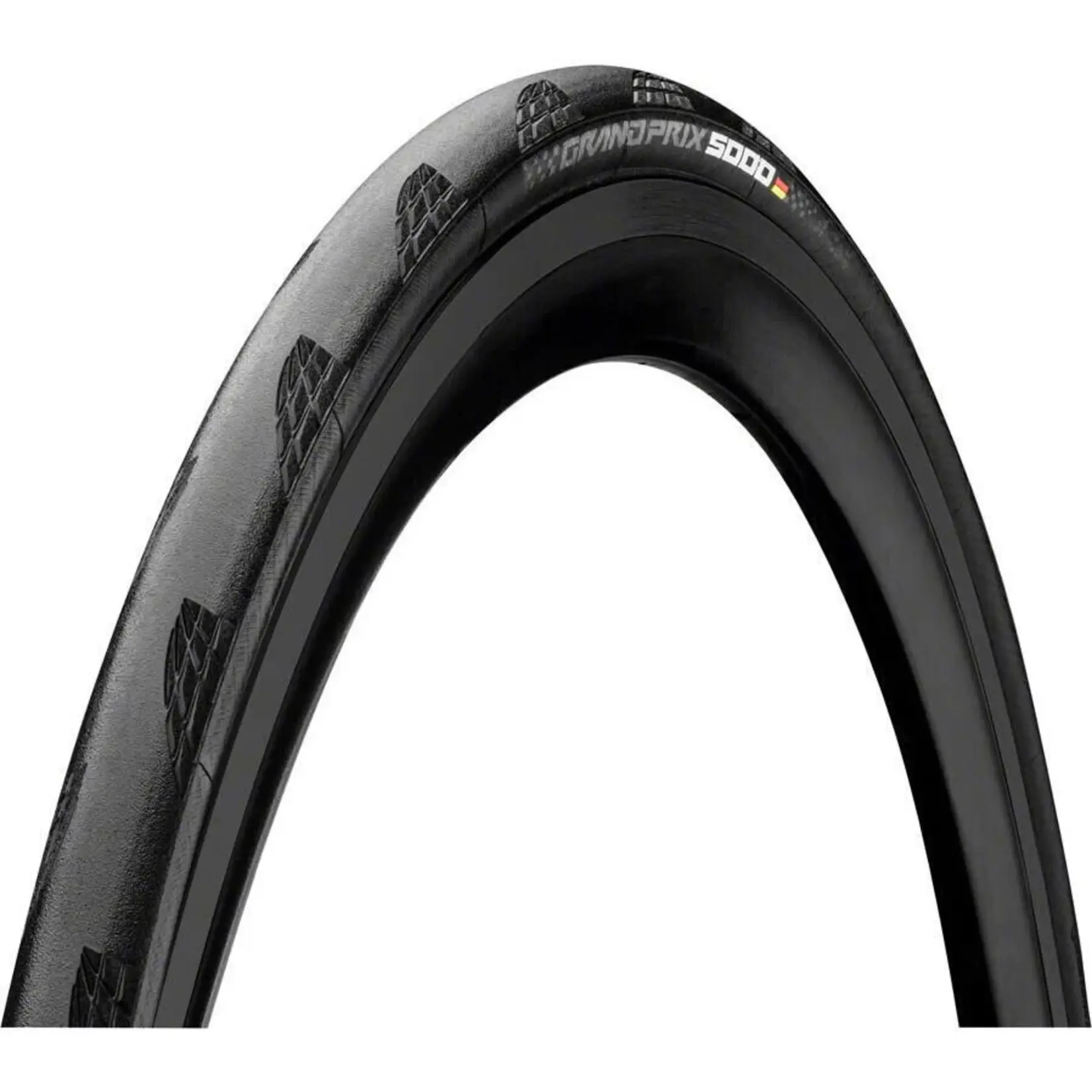 CONTINENTAL Continental Grand Prix 5000 Tire - 700 x 30, Clincher, Folding, Black, BlackChili, Vectran Breaker, LazerGrip, ACT, E50