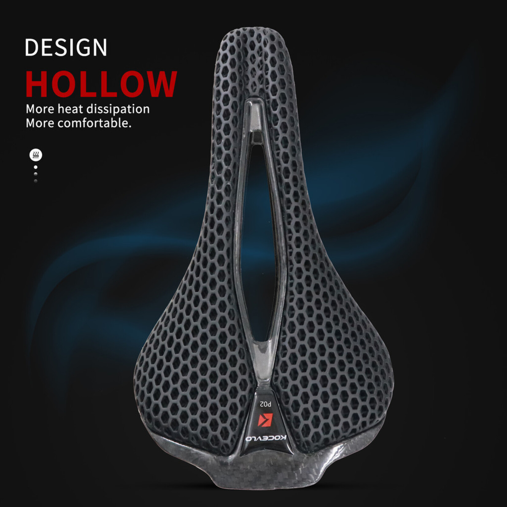 KOCEVLO KOCEVLO 3D Printed Bike Saddle 245mm x 145