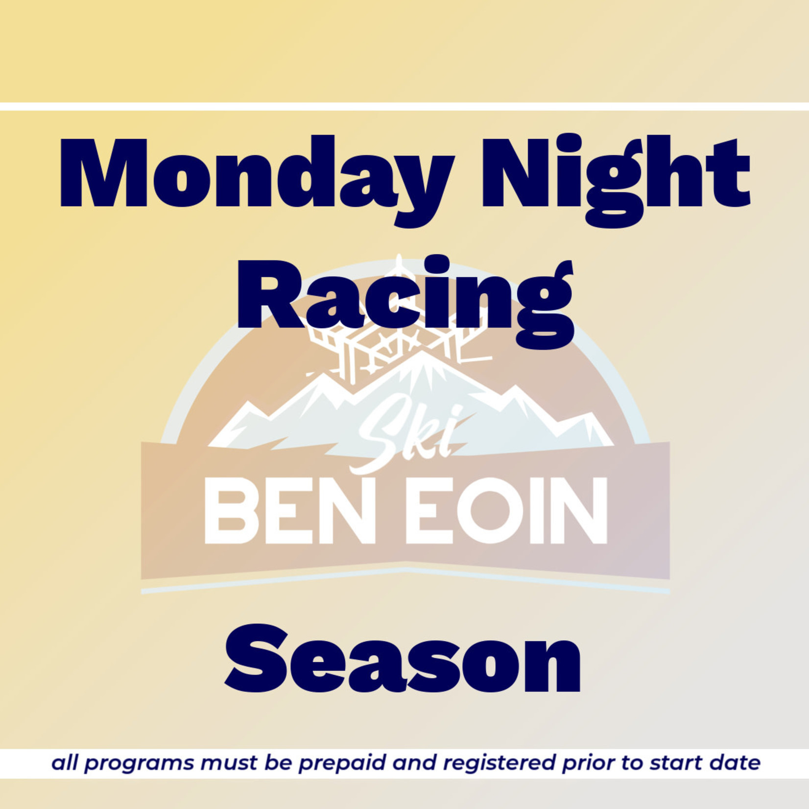 Monday Night Adult Recreational Racing Season